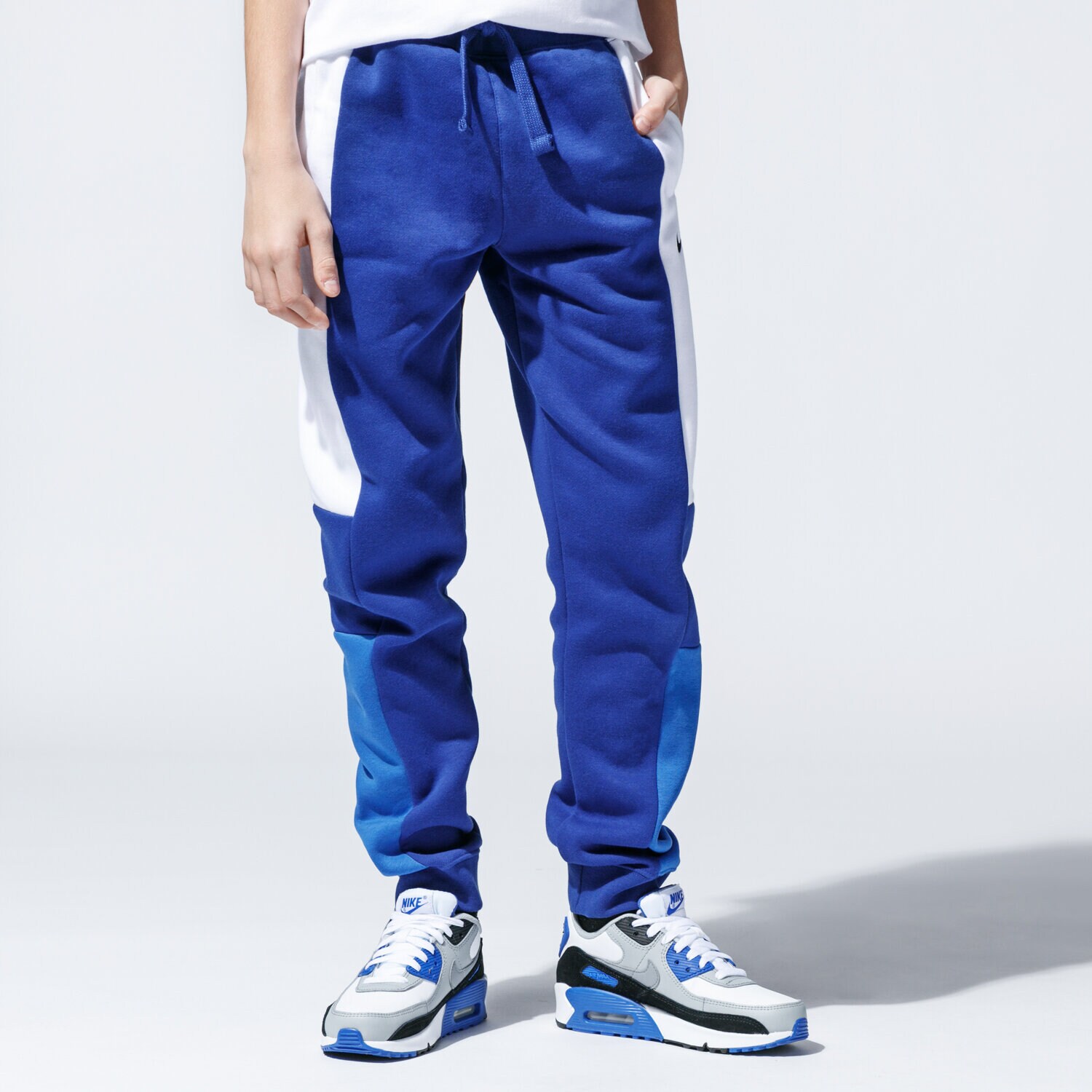 dětské kalhoty NIKE KALHOTY  AIR CJ7857-455 MODRÁ