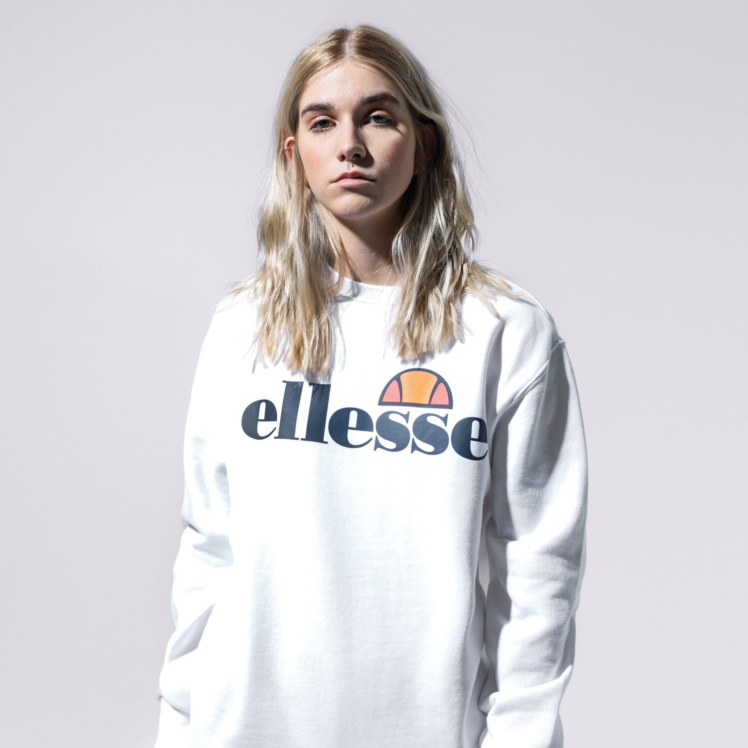 dámská mikina ELLESSE MIKINA AGATA WHT SGS03238908 BÍLÁ