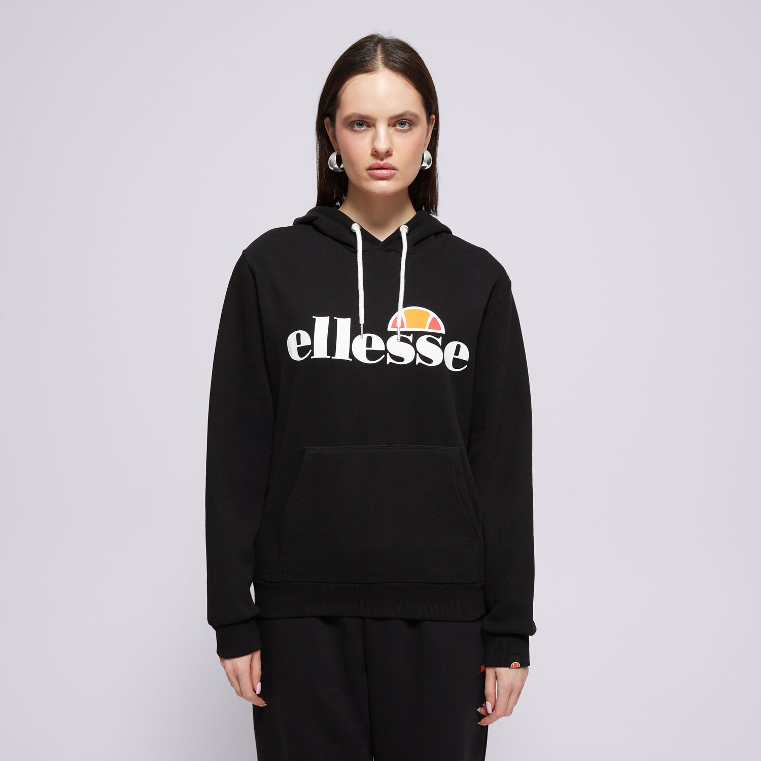 dámská mikina ELLESSE MIKINA S KAPUCÍ TORICES BLK SGS03244011 ČERNÁ