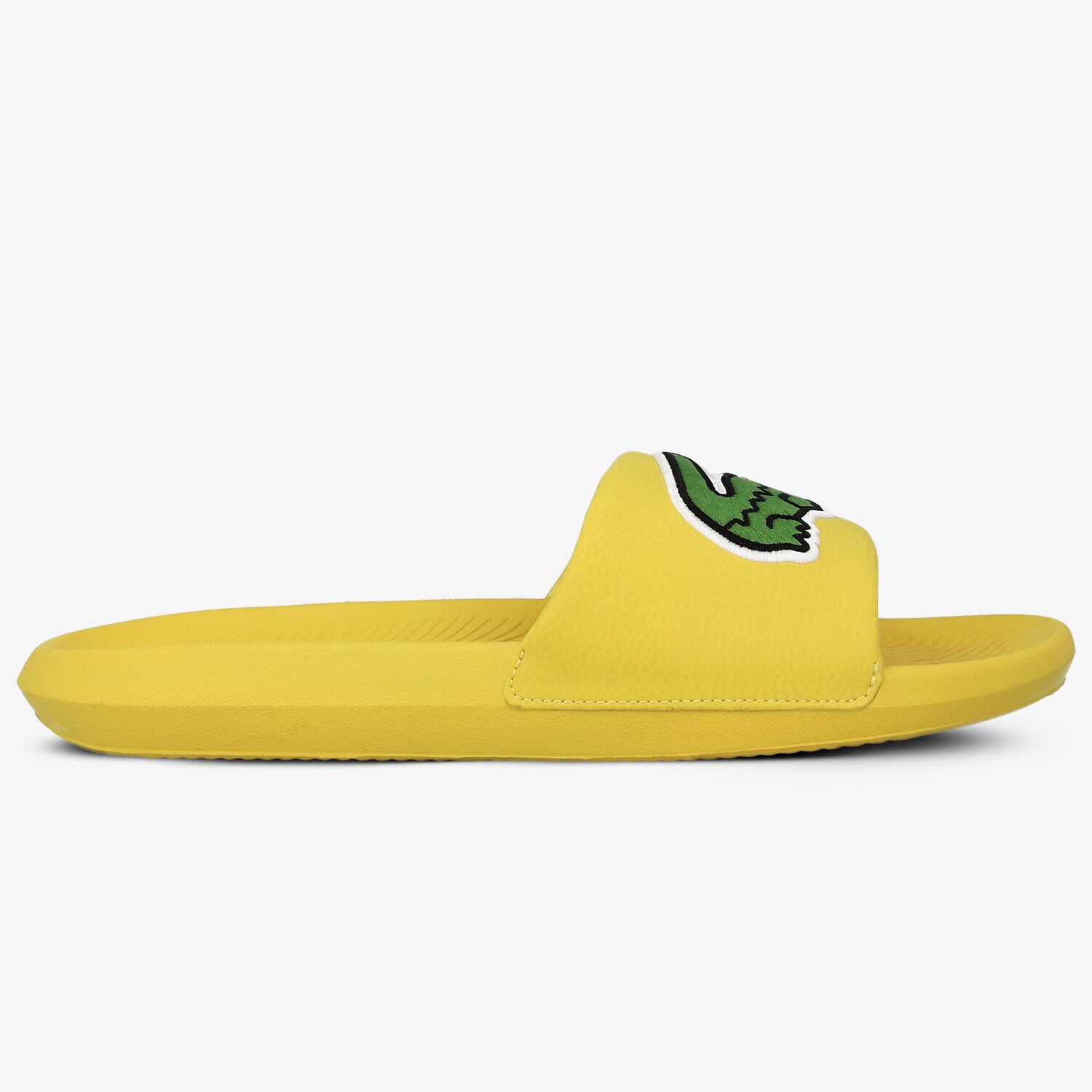 pánské pantofle LACOSTE CROCO SLIDE 120 2 US 739CMA0062P1G ŽLUTÁ