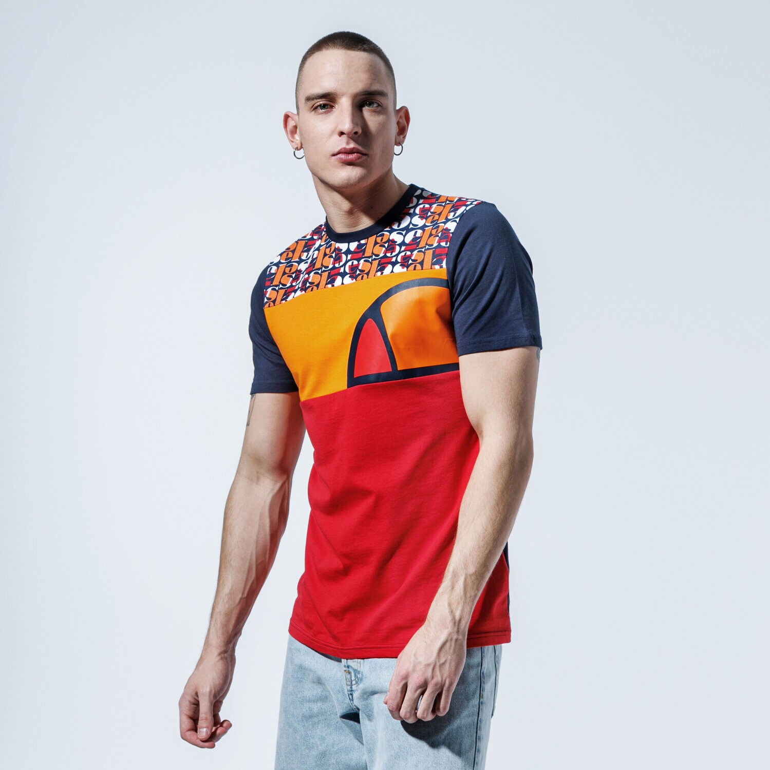 pánské tričko ELLESSE TRIČKO CIRILLO SHE08543RED ČERVENÁ