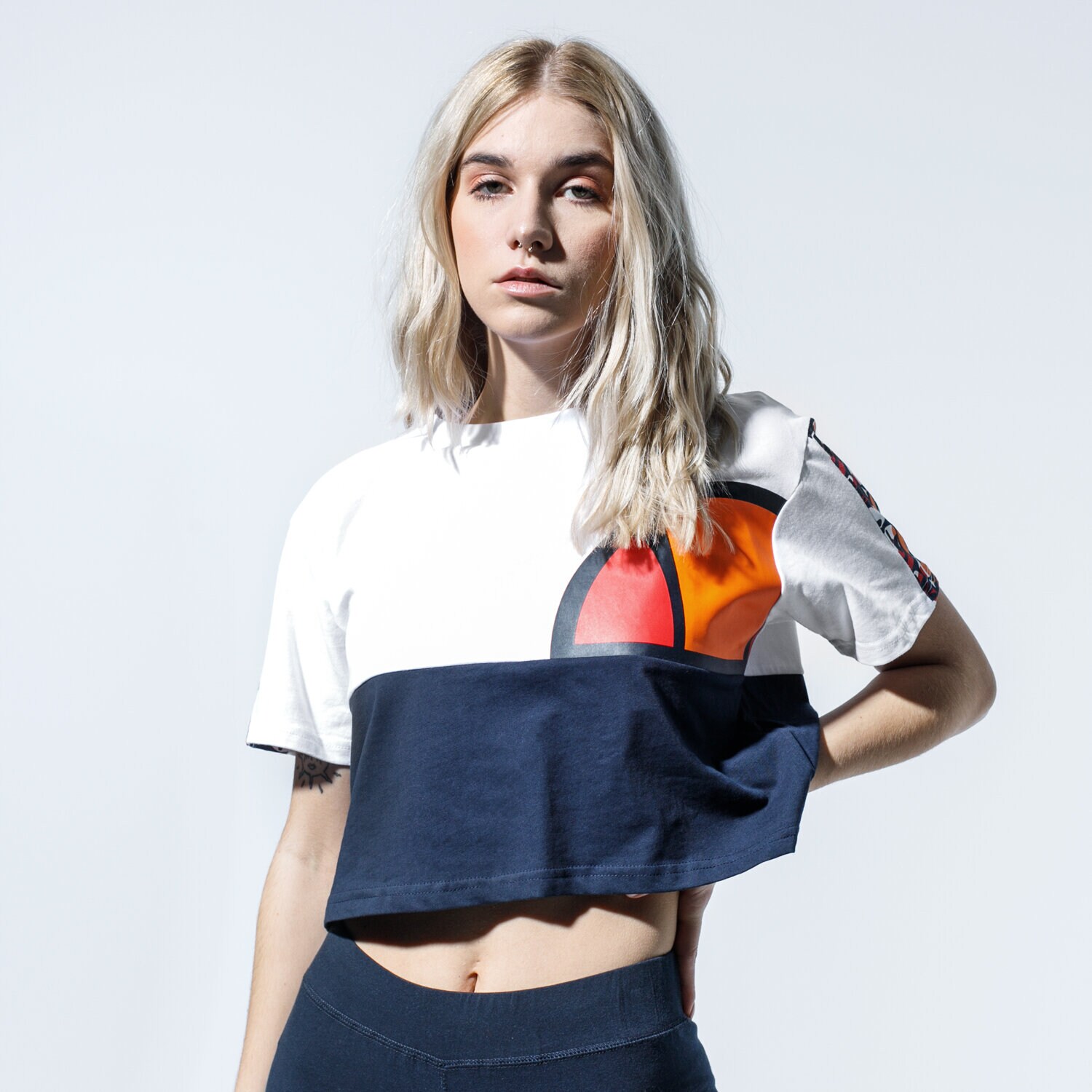 dámské tričko ELLESSE TRIČKO ANAT SGE08436WHITE BÍLÁ