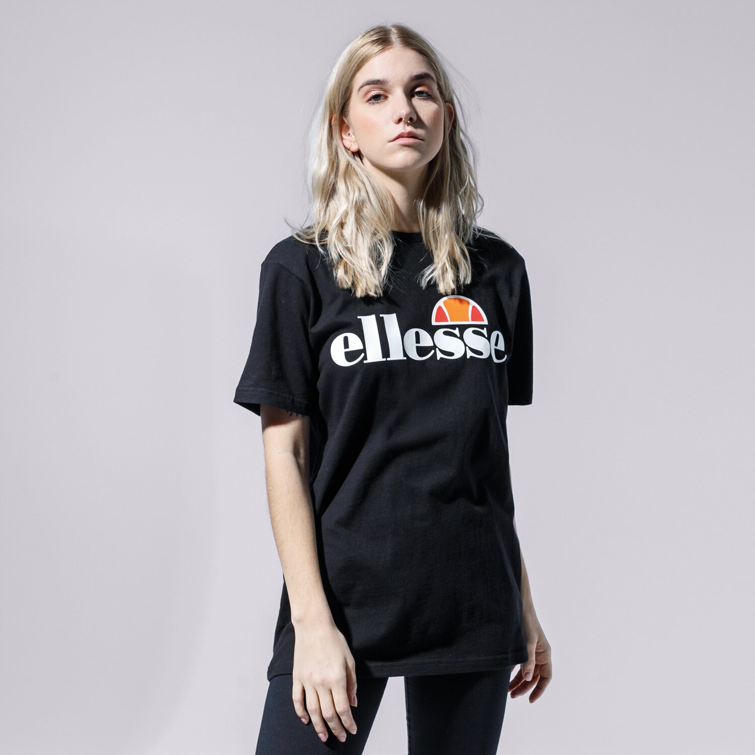 dámské tričko ELLESSE TRIČKO ALBANY BLK SGS03237001 ČERNÁ