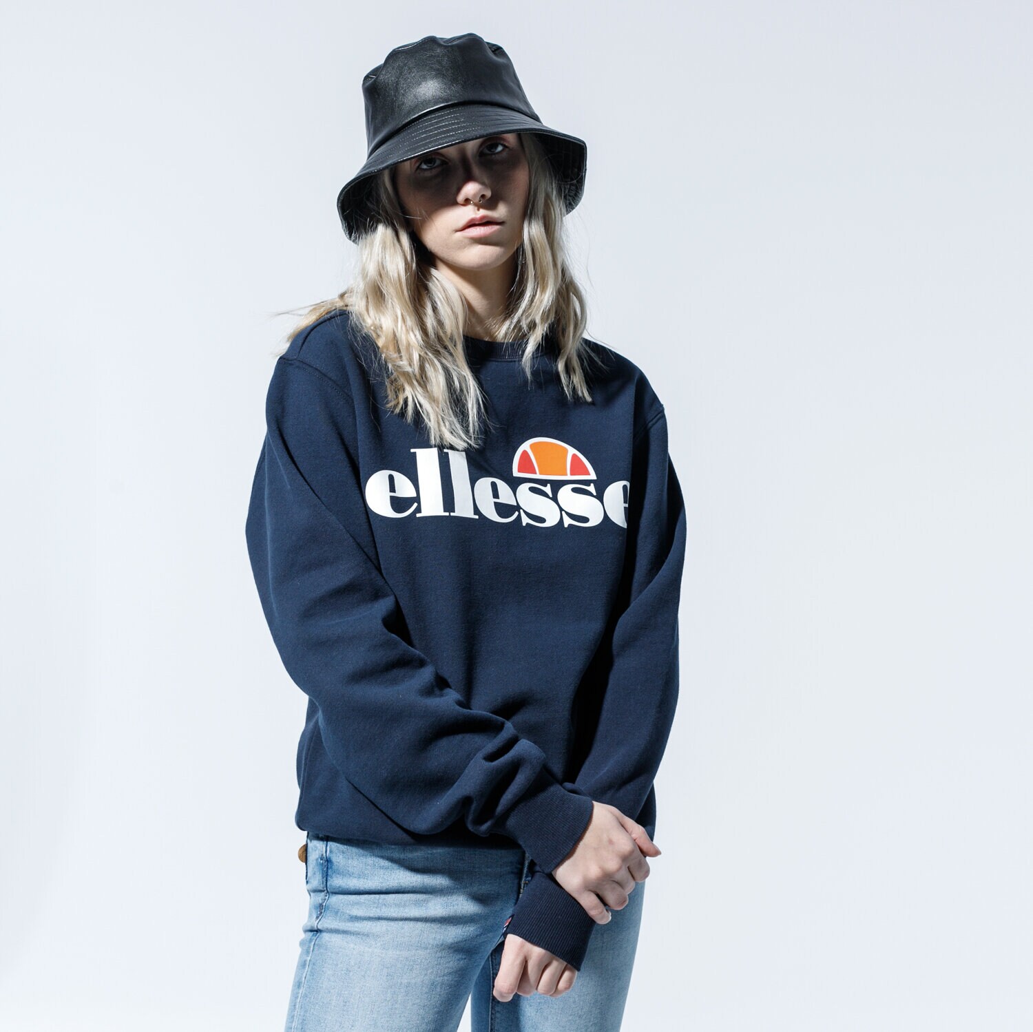 dámská mikina ELLESSE MIKINA AGATA NAVY SGS03238429 TMAVOMODRÁ