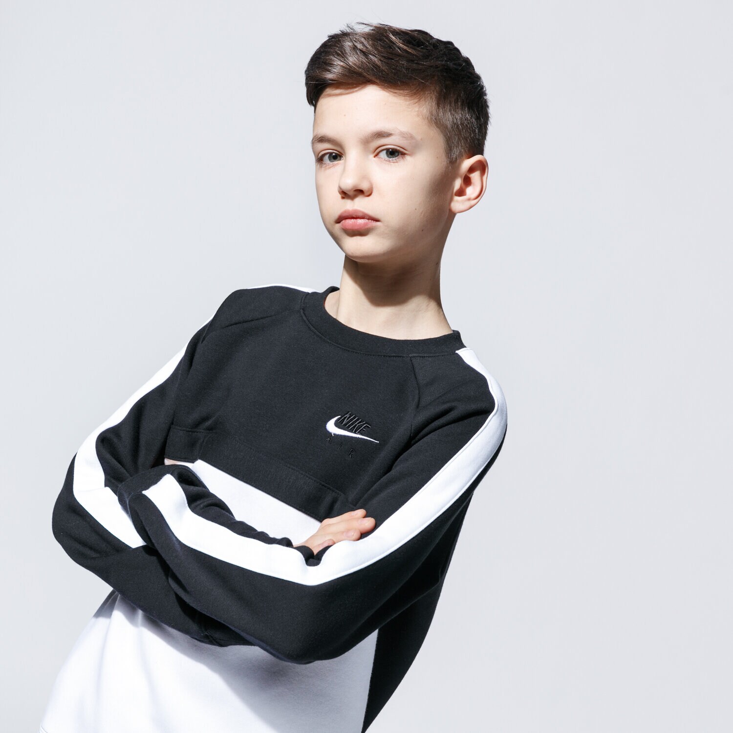 dětská mikina NIKE MIKINA AIR CJ7850-010 ČERNÁ