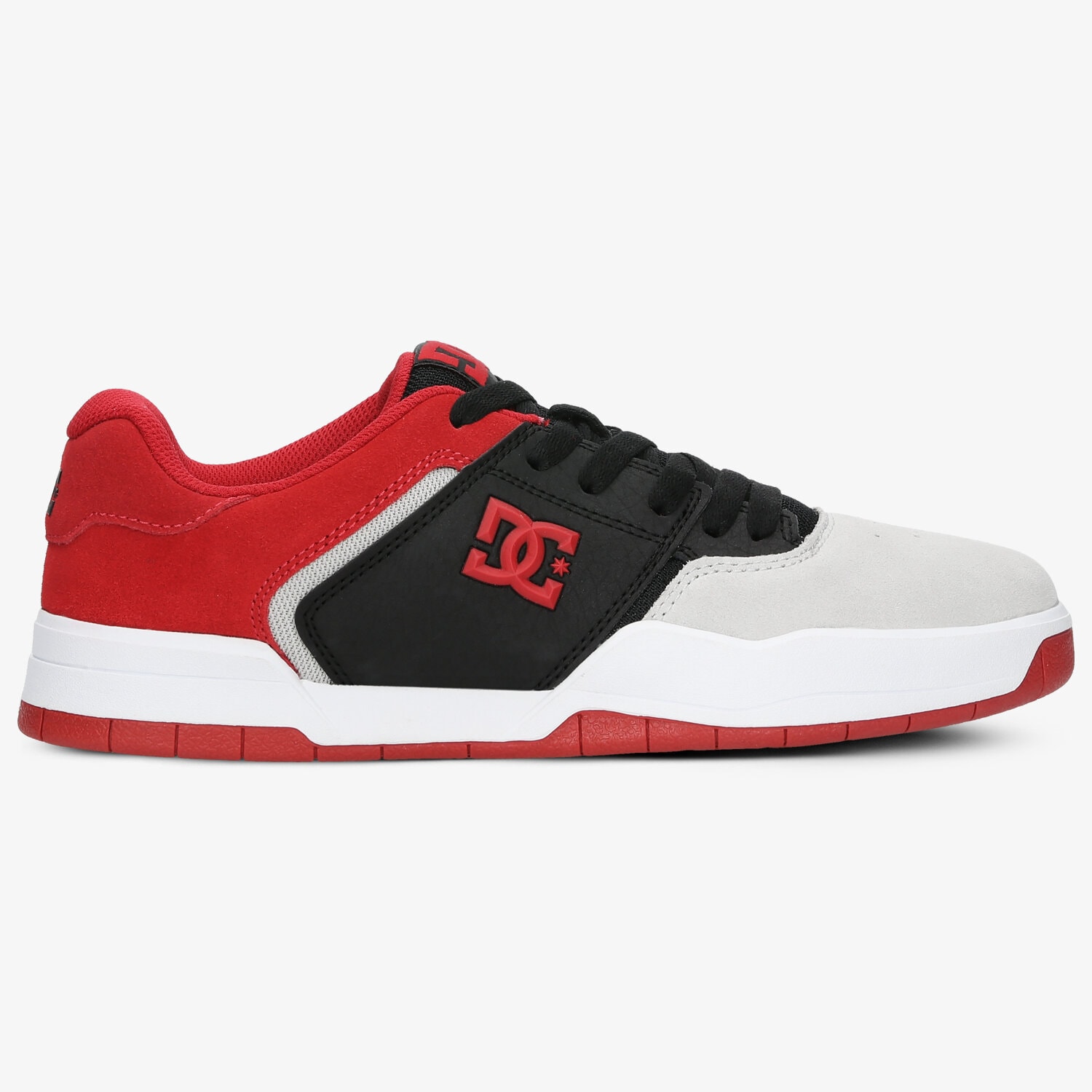 pánské skate boty (skateboardové) DC CENTRAL ADYS100551XKRS ČERVENÁ