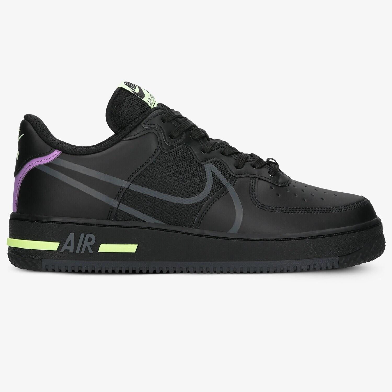 pánské tenisky NIKE AIR FORCE 1 REACT CD4366-001 ČERNÁ