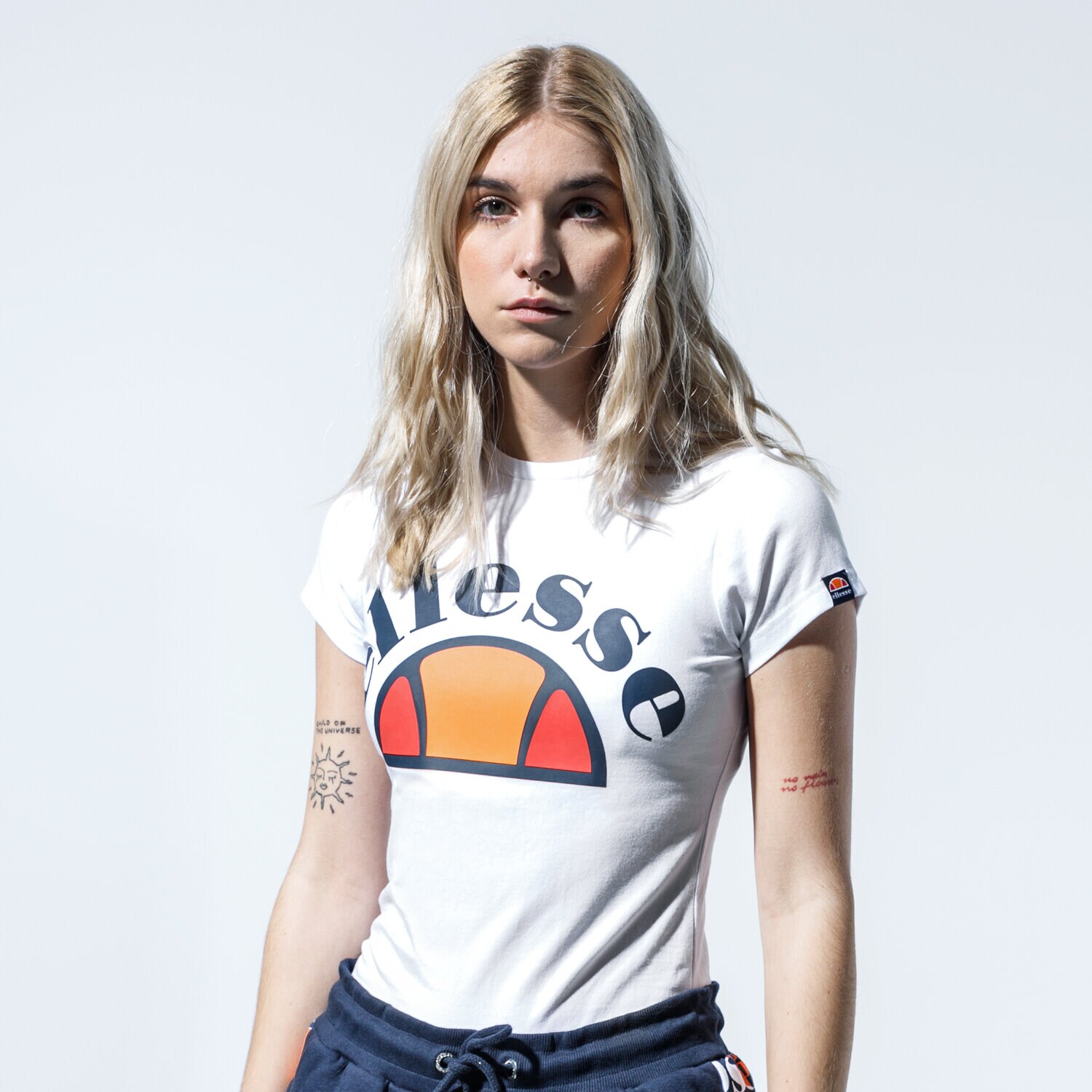 dámské tričko ELLESSE TRIČKO CINE SGE09978WHITE BÍLÁ