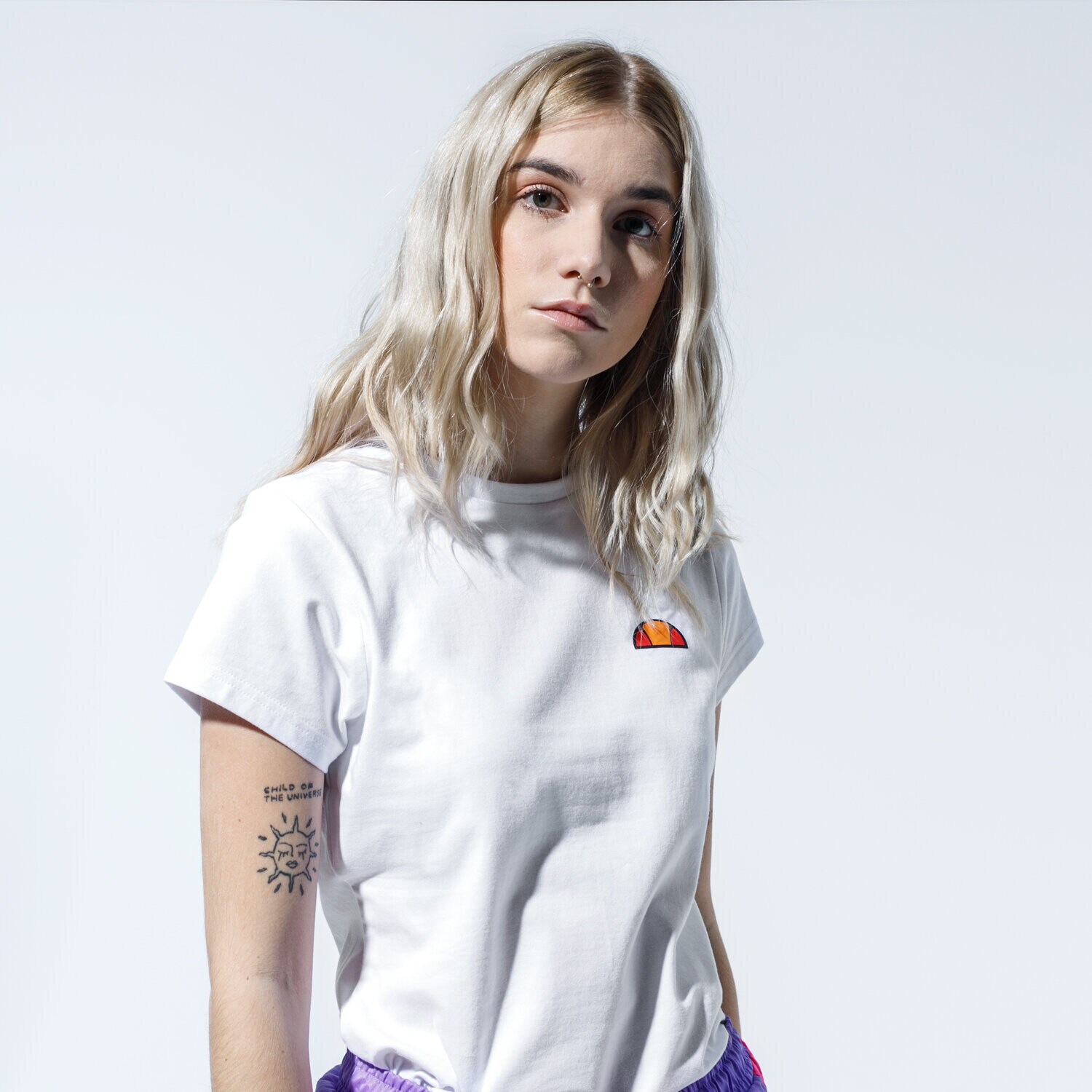 dámské tričko ELLESSE TRIČKO ANA SGE09982WHITE BÍLÁ