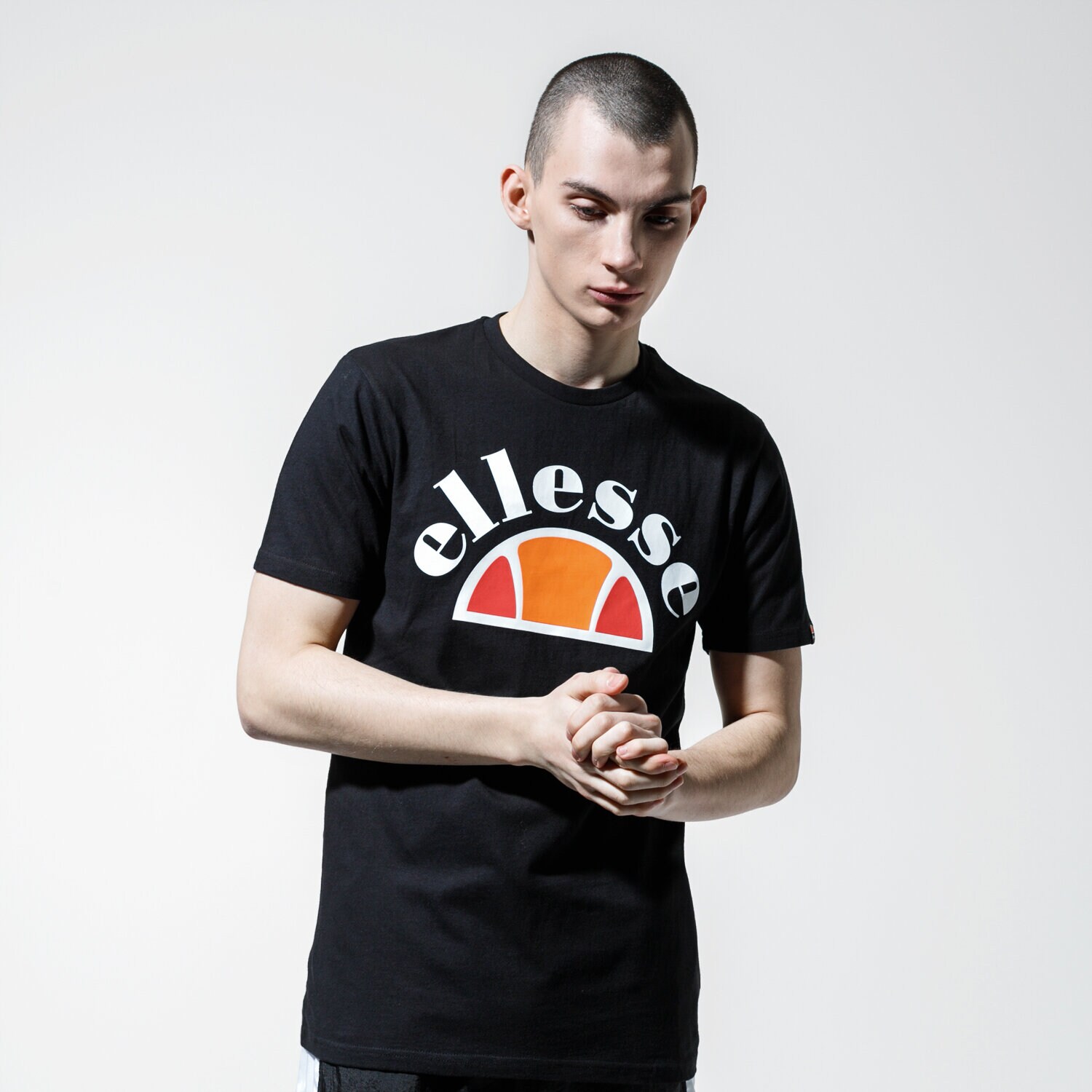 pánské tričko ELLESSE TRIČKO TEDI SHE09993BLACK ČERNÁ