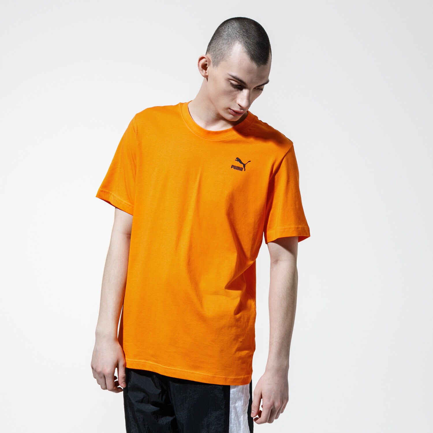 pánské tričko PUMA TRIČKO RECHECK PACK GRAPHIC TEE 59788480 ORANŽOVÁ