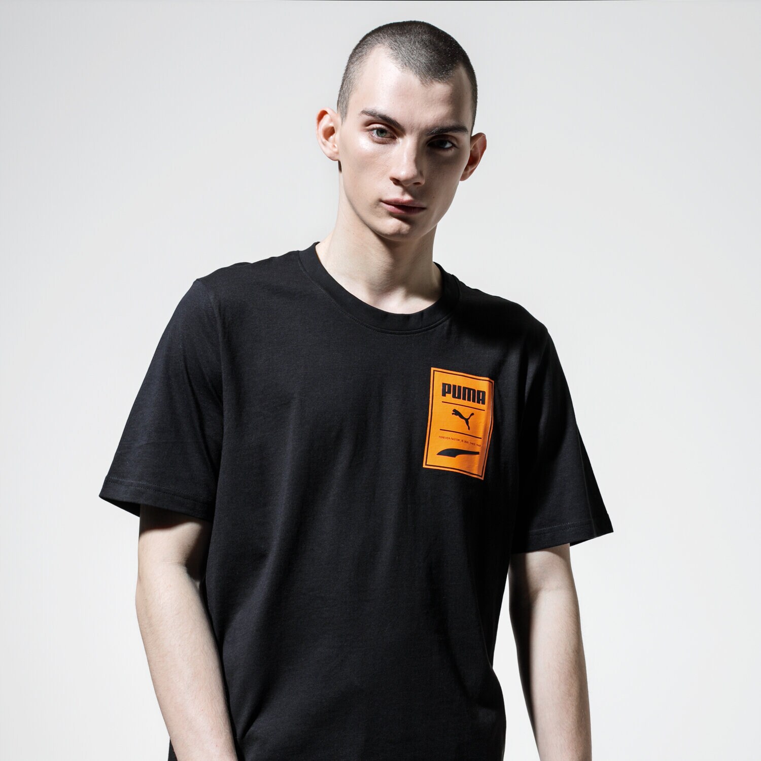 pánské tričko PUMA TRIČKO RECHECK PACK GRAPHIC TEE 59788401 ČERNÁ