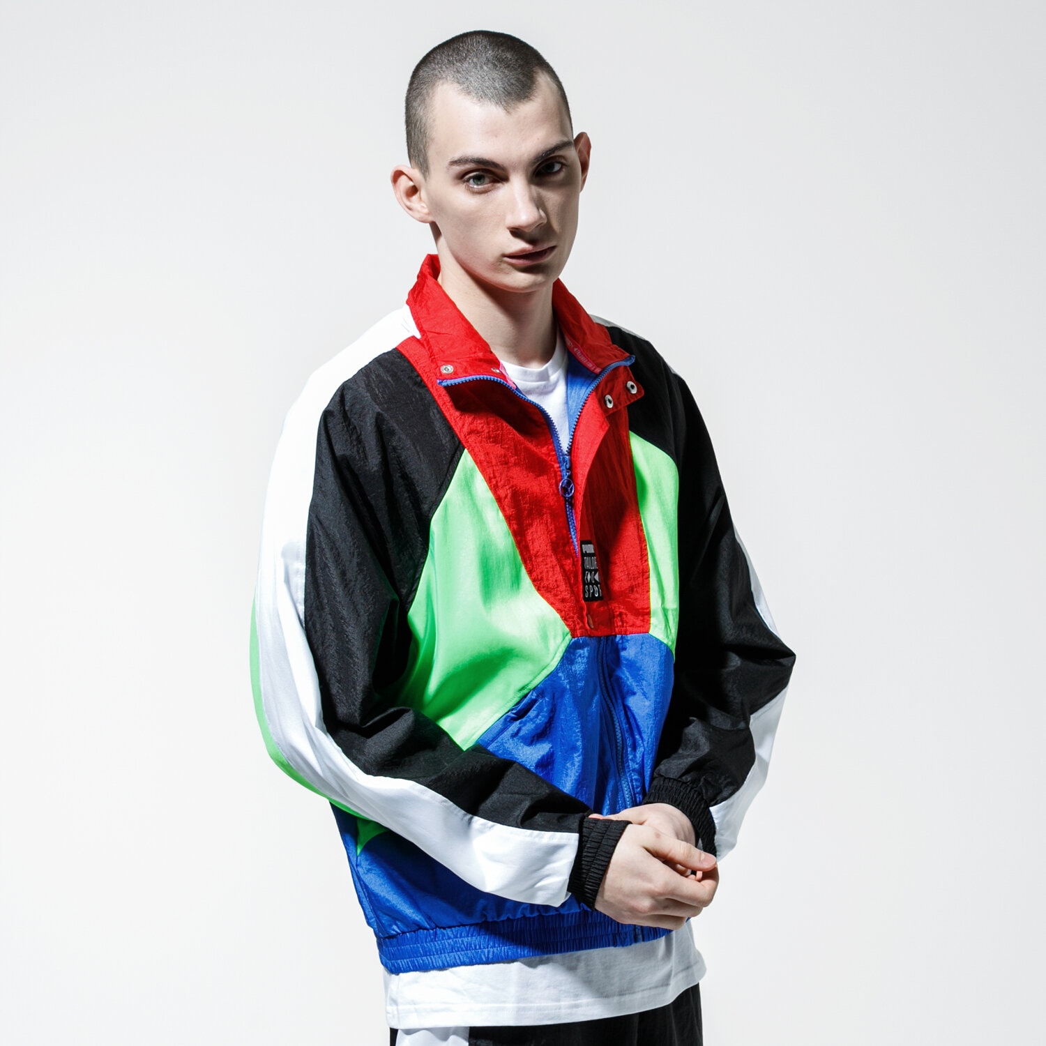 Přechodná bunda pánská (podzimní, jarní) PUMA BUNDA ORTALION TFS OG TRACK JACKET 59647389 VÍCEBAREVNÁ