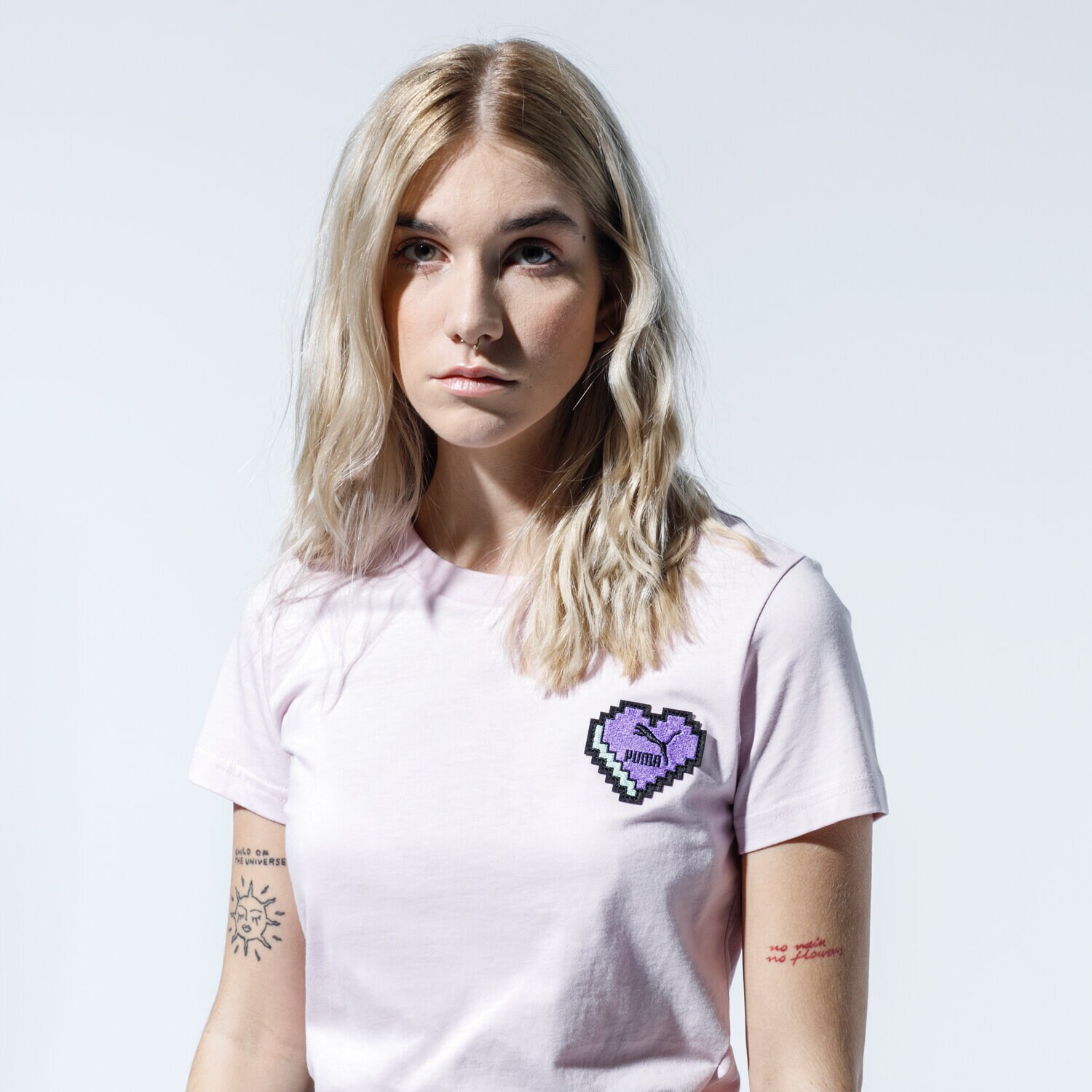 dámské tričko PUMA TRIČKO DIGITAL LOVE TEE 59706895 RŮŽOVÁ