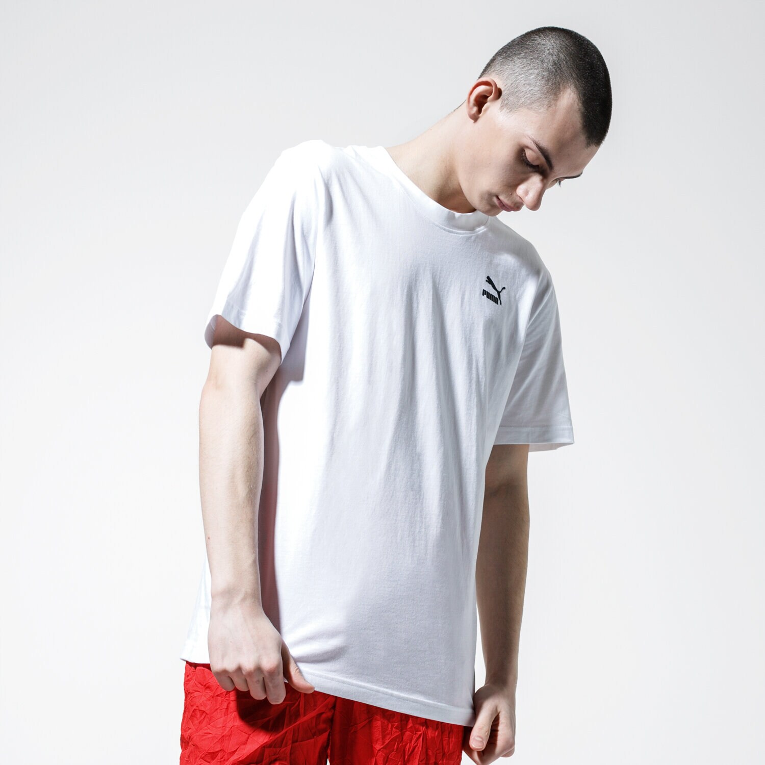 pánské tričko PUMA TRIČKO RECHECK PACK GRAPHIC TEE 59788402 BÍLÁ