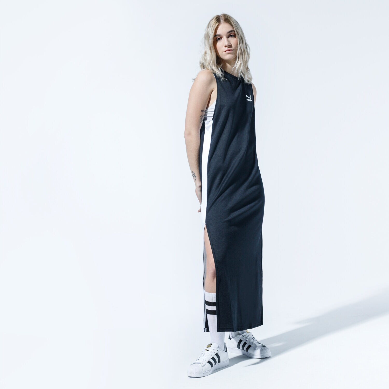 dámské šaty PUMA ŠATY TFS DRESS 59626101 ČERNÁ