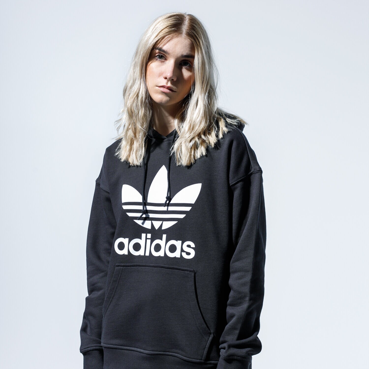 dámská mikina ADIDAS MIKINA S KAPUCÍ TRF HOODIE FM3307 ČERNÁ