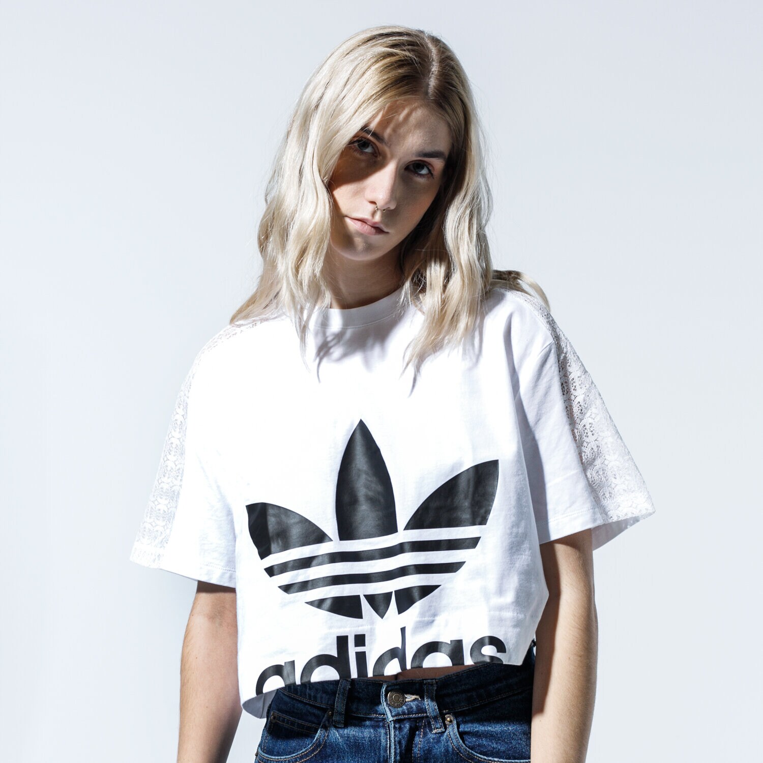 dámské tričko ADIDAS TRIČKO TEE FL4128 BÍLÁ