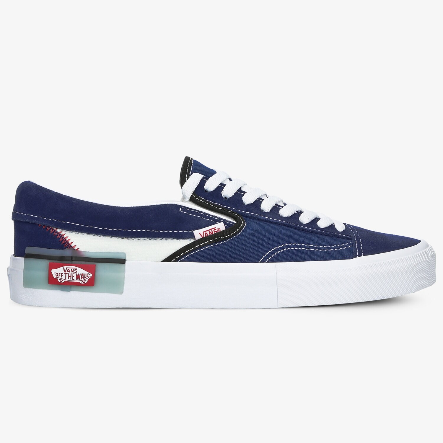 pánské skate boty (skateboardové) VANS SLIP-ON VN0A3WM5XHR1 MODRÁ
