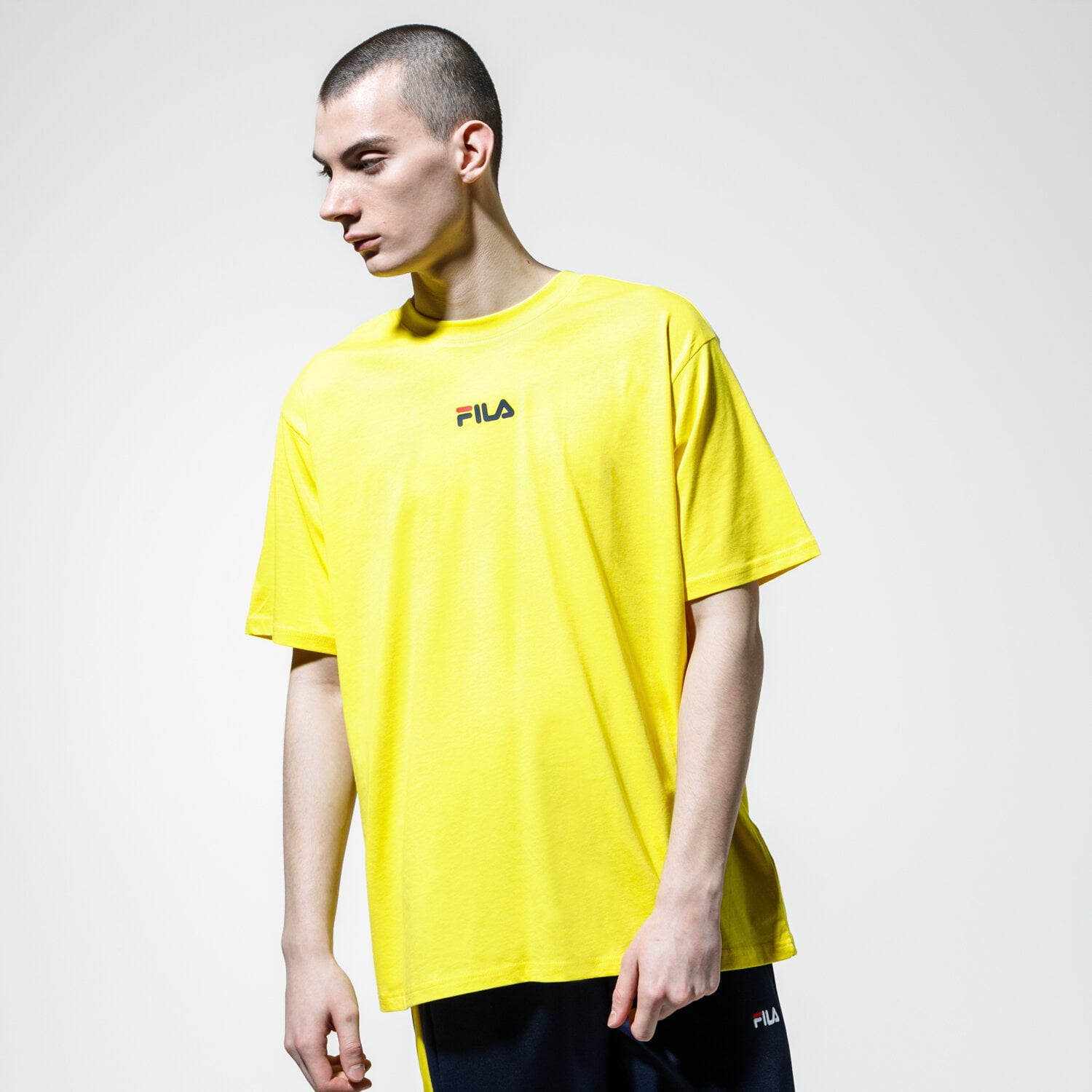 pánské tričko FILA TRIČKO BENDER TEE 687484V51 ŽLUTÁ