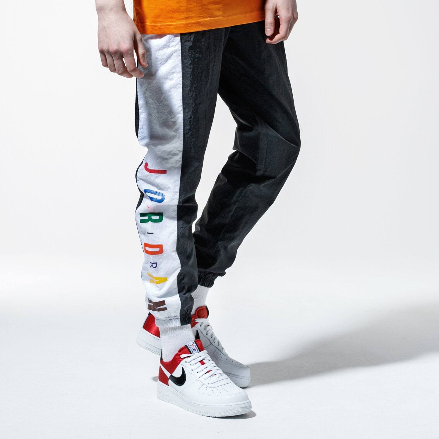pánské kalhoty JORDAN KALHOTY  M J SPRTDNA HBR WOVEN PANT CJ4867-010 ČERNÁ