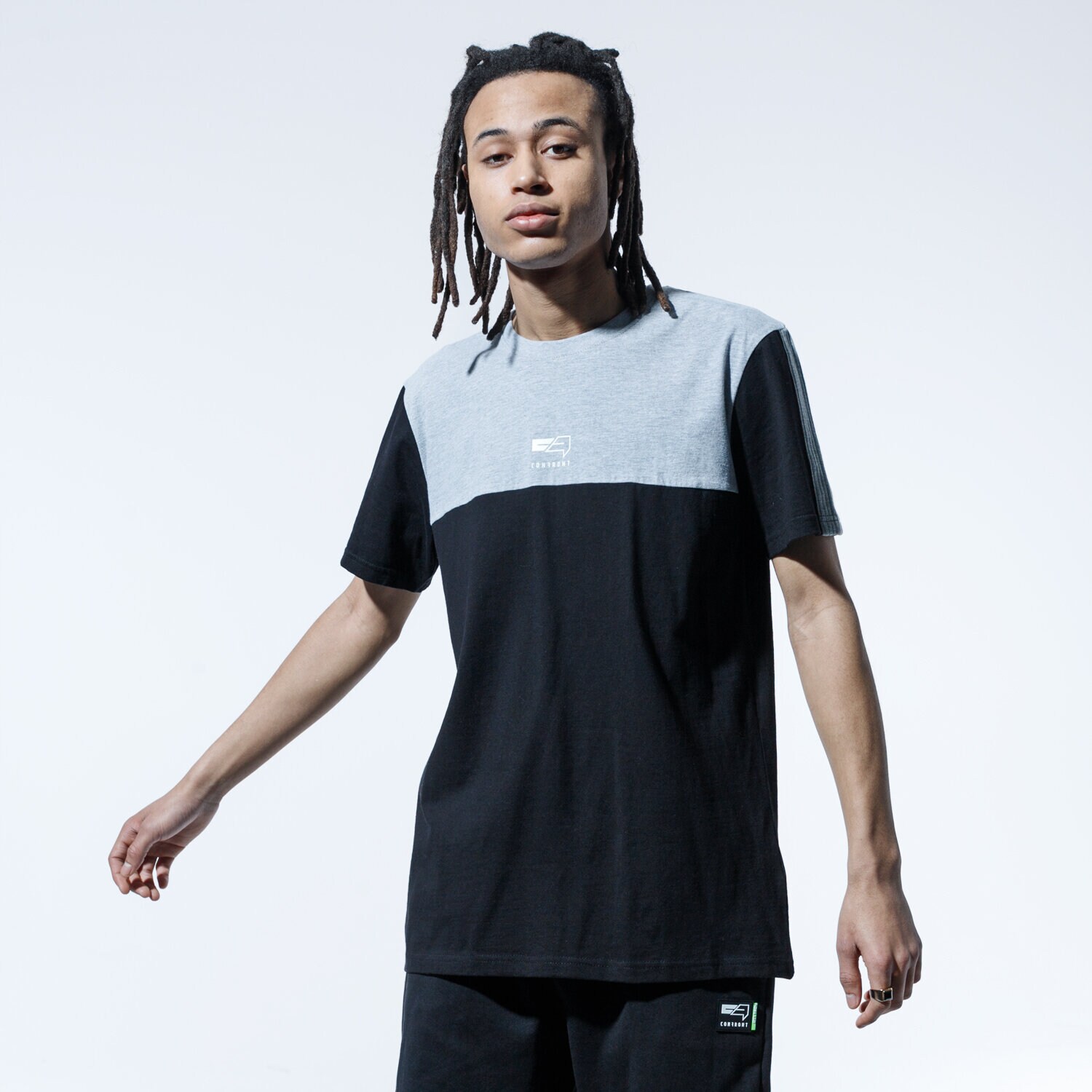 pánské tričko CONFRONT TRIČKO LANNISTER CF120TSM55001 ČERNÁ