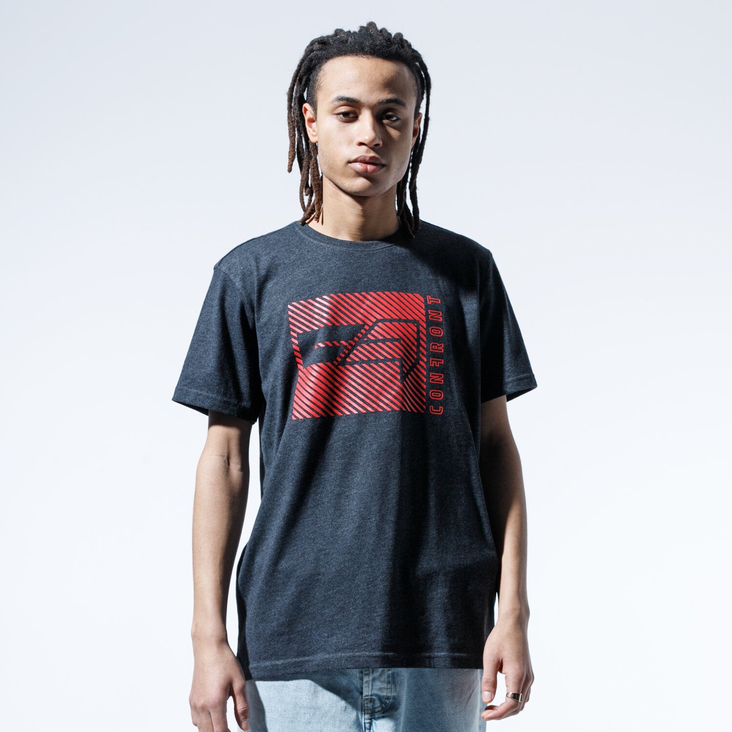 pánské tričko CONFRONT TRIČKO MARTELL CF120TSM57001 ŠEDÁ