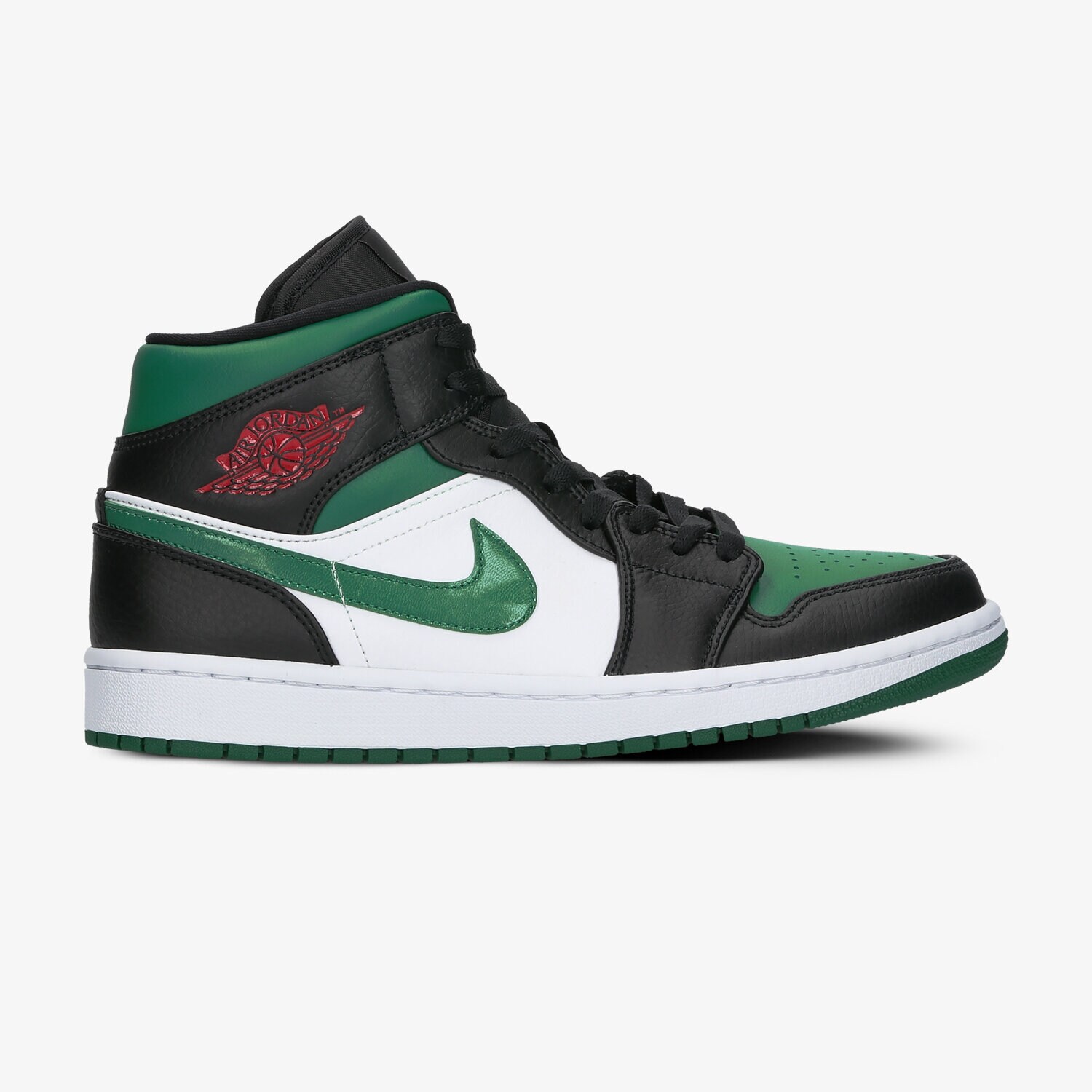 dětské tenisky AIR JORDAN 1 MID  554725-067 ZELENÁ