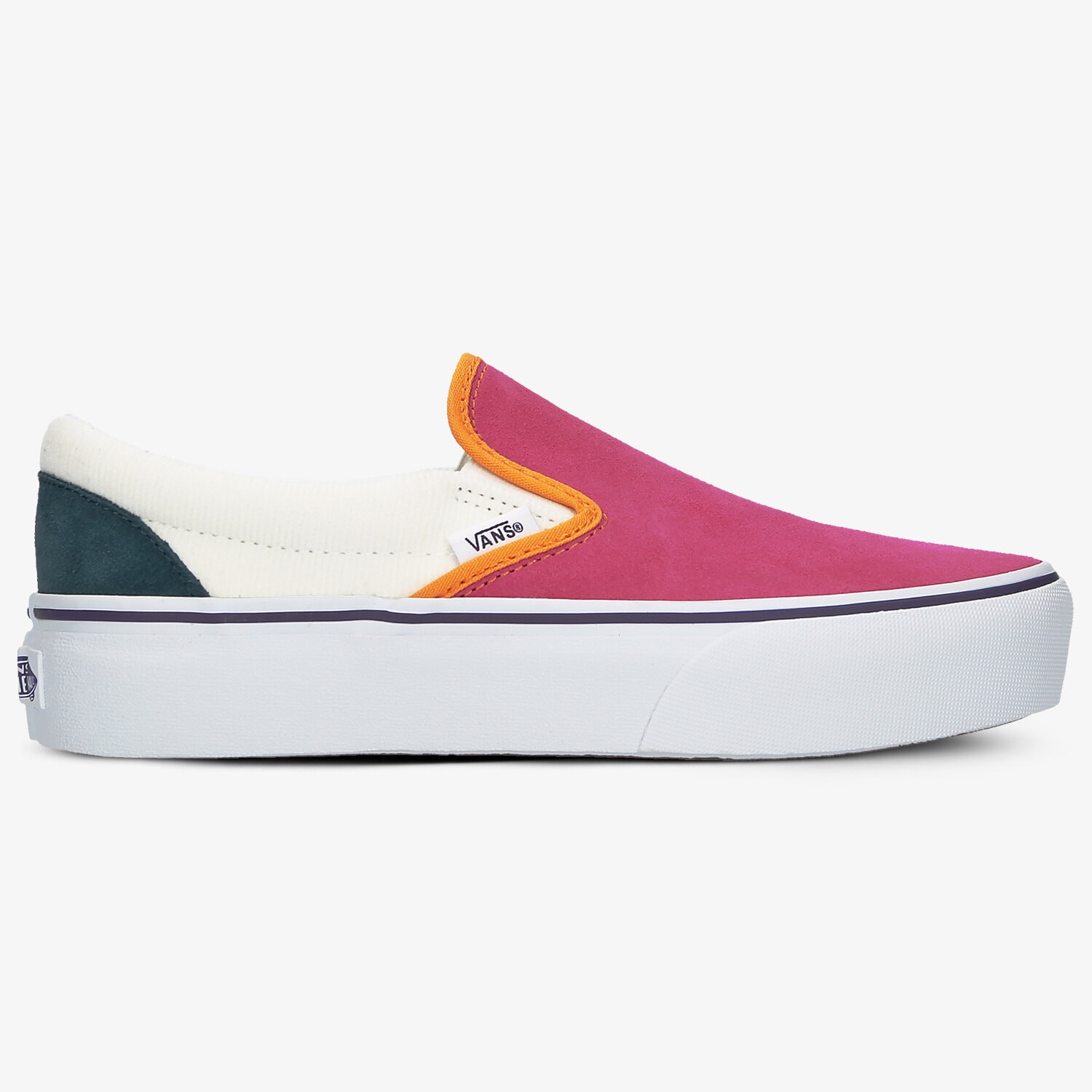 dámské tenisky VANS UA CLASSIC SLIP-ON PLATFORM VN0A3JEZWVY1 RŮŽOVÁ