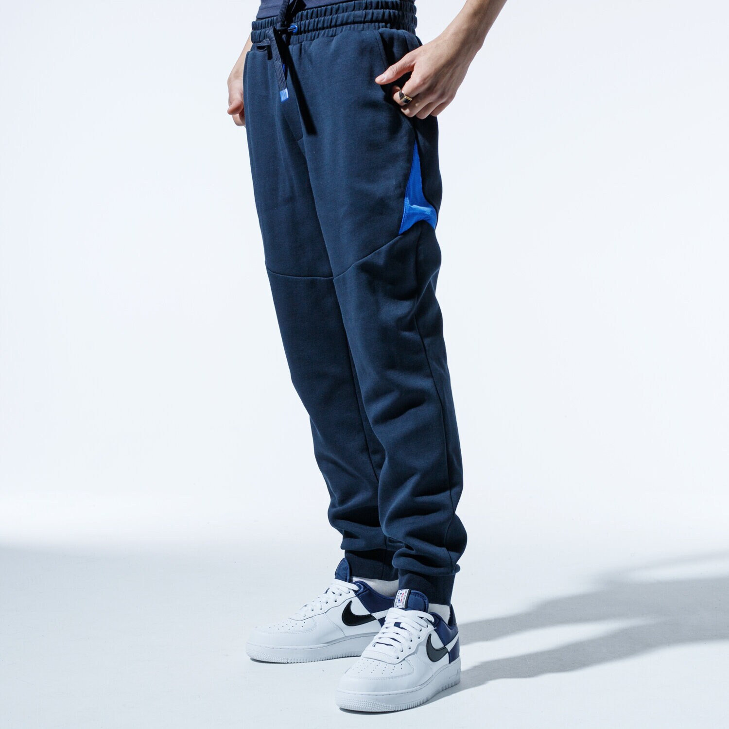 pánské kalhoty CONFRONT KALHOTY  RIVER SIDE CF120SPM38001 TMAVOMODRÁ