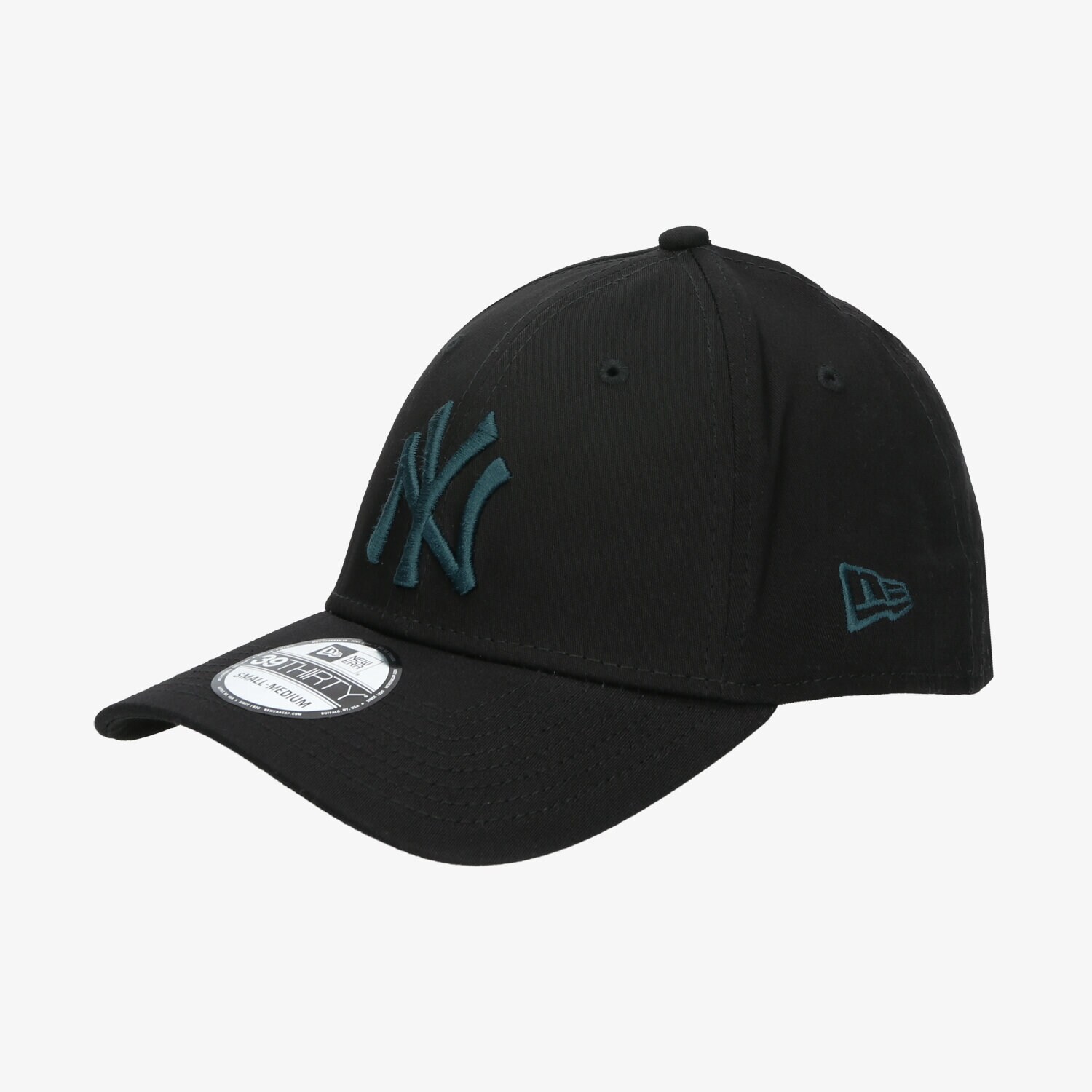 pánská kšiltovka NEW ERA ČEPICE ESSENTIAL 39THIRTY NYY BLK/GRN NEW YORK YANKE 12285505 ČERNÁ
