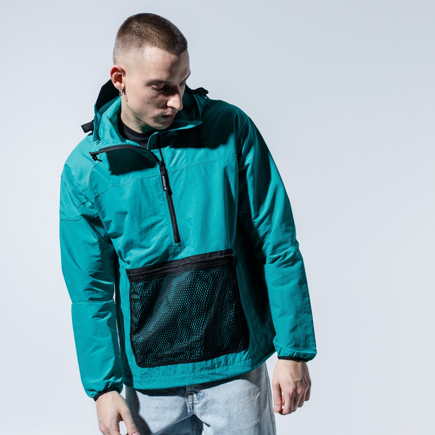 Přechodná bunda pánská (podzimní, jarní) ADIDAS BUNDA WB KARKAJ FM3684 ZELENÁ