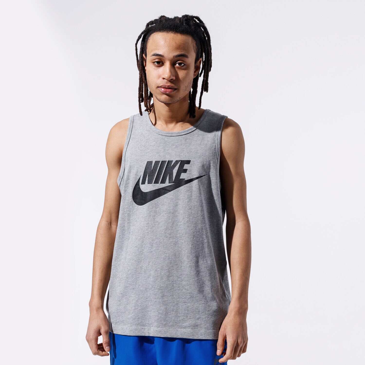 pánská košile NIKE TOP SPORTSWEAR AR4991-063 ŠEDÁ