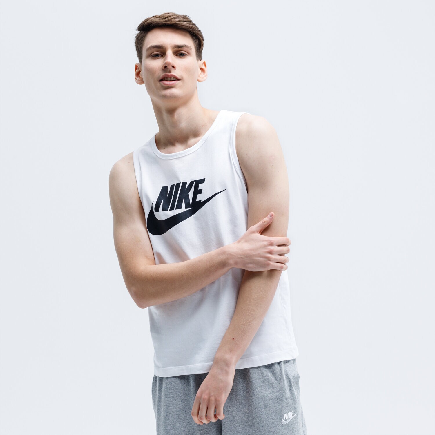 pánská košile NIKE TOP SPORTSWEAR AR4991-101 BÍLÁ