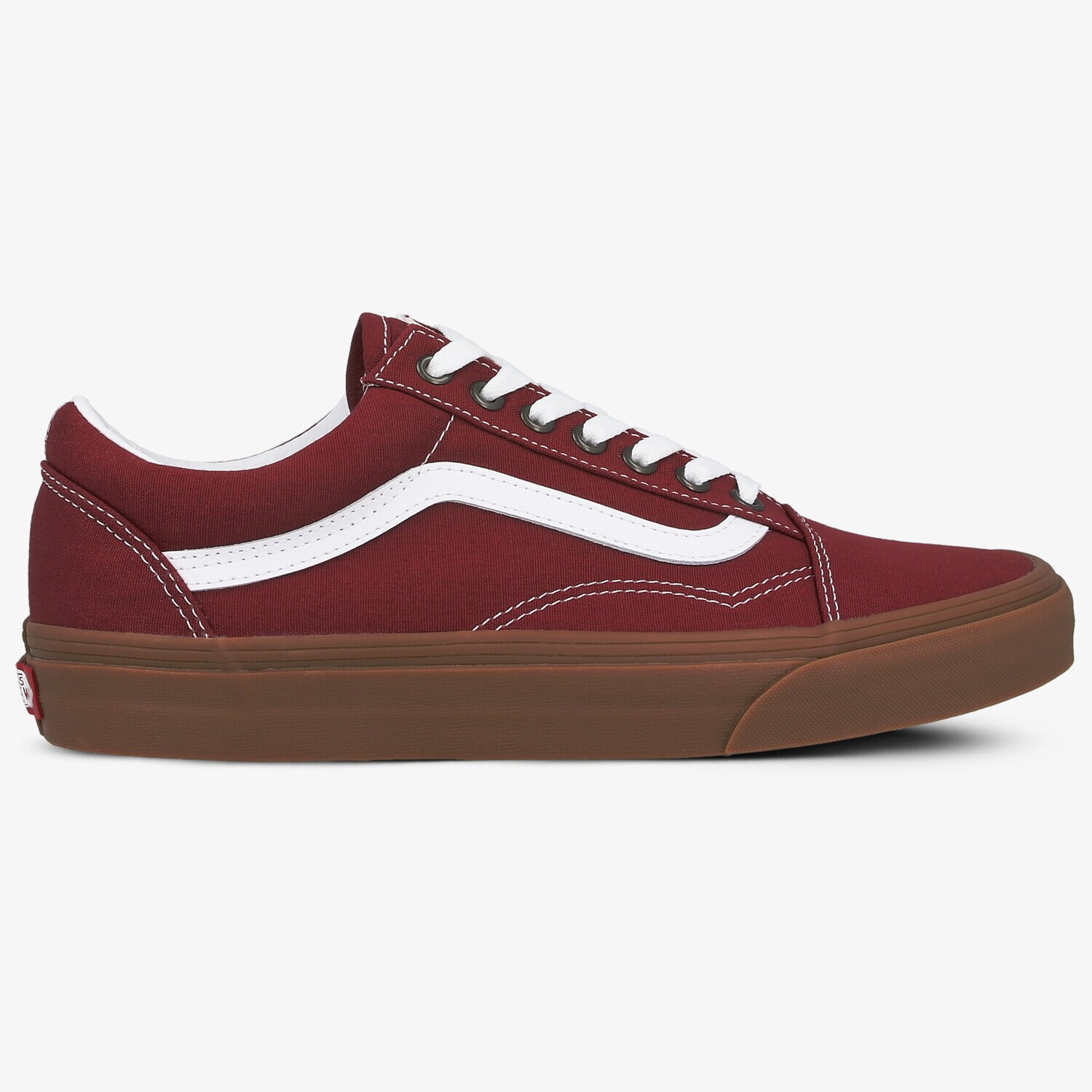 pánské skate boty (skateboardové) VANS OLD SKOOL  VN0A4U3BWZ01 BORDOVÁ