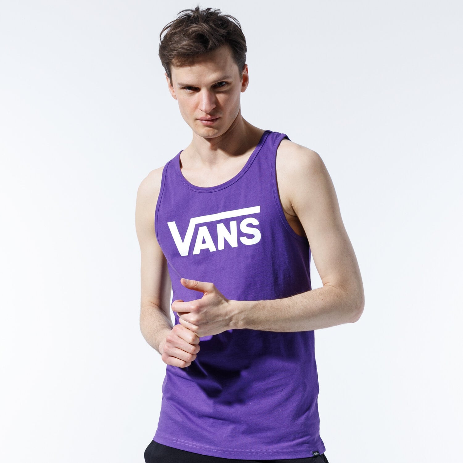 pánská košile VANS TOP VANS CLASSIC TOP VN000Y8VYMM1 FIALOVÁ