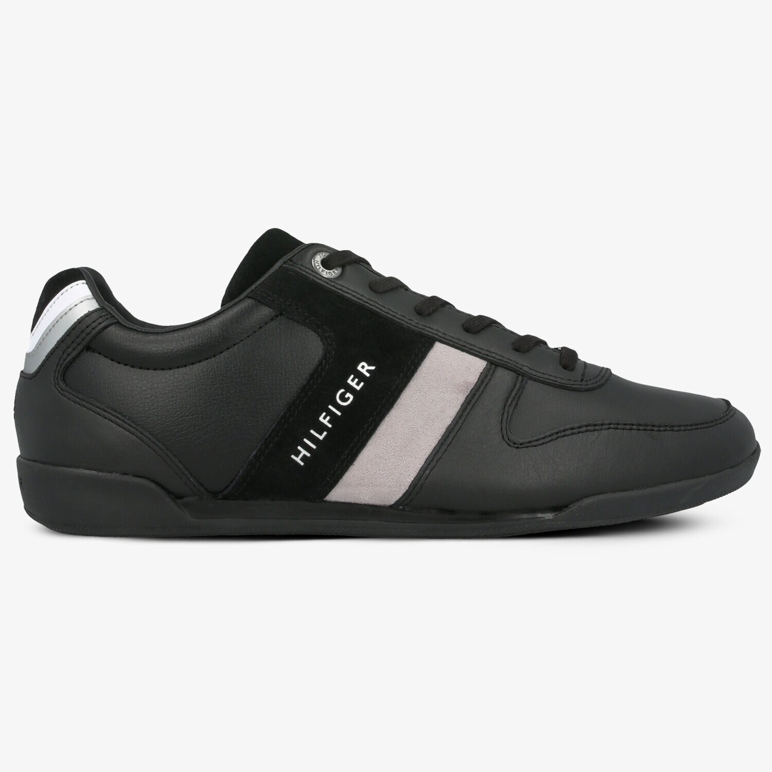 pánské tenisky TOMMY HILFIGER PREMIUM LO CUPSOLE LEATHER FM0FM02664BDS ČERNÁ