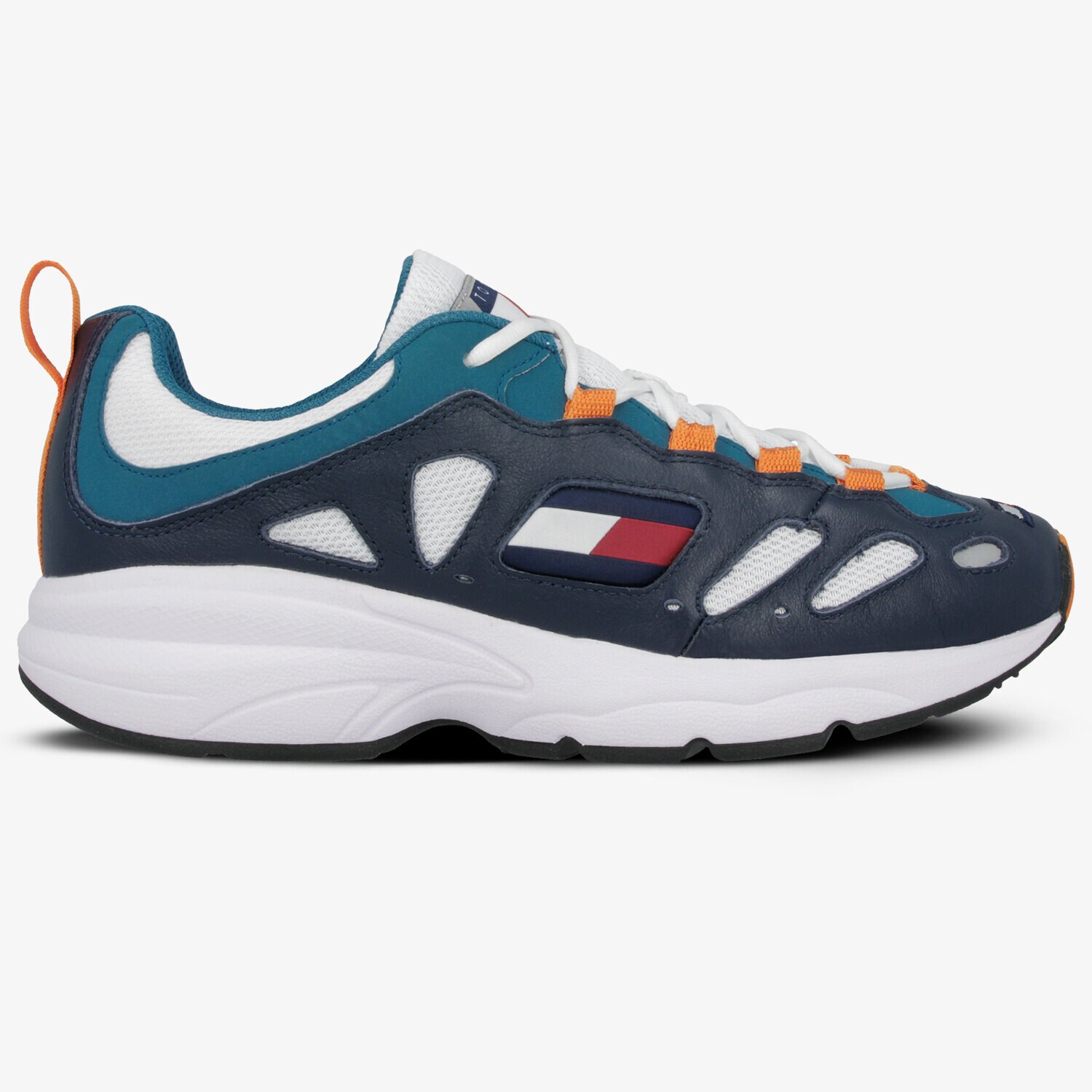 pánské tenisky TOMMY HILFIGER NEVIS 01C2 EM0EM00344901 TMAVOMODRÁ