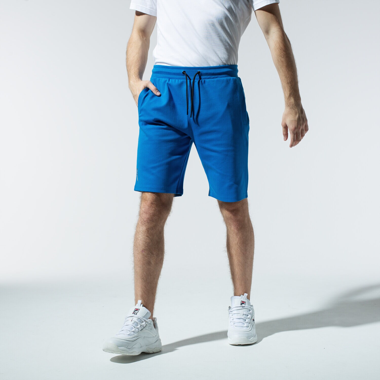 pánské kraťasy HAHA66 ŠORTKY  ELASTIC SHORTS HA120SZM84002 MODRÁ