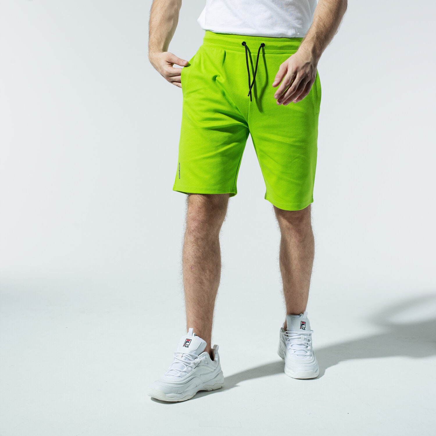 pánské kraťasy HAHA66 ŠORTKY  ELASTIC SHORTS HA120SZM84004 ZELENÁ