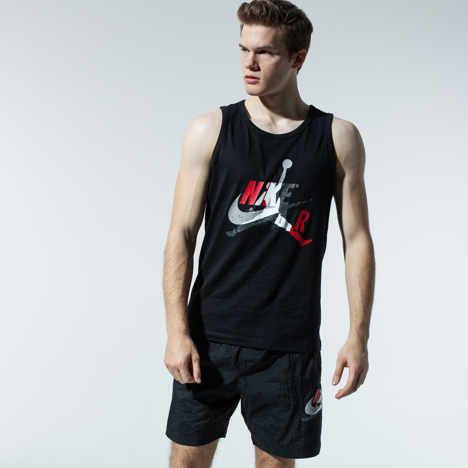 pánská košile JORDAN TOP M J JUMPMAN CLASSICS TOP CJ6248-010 ČERNÁ