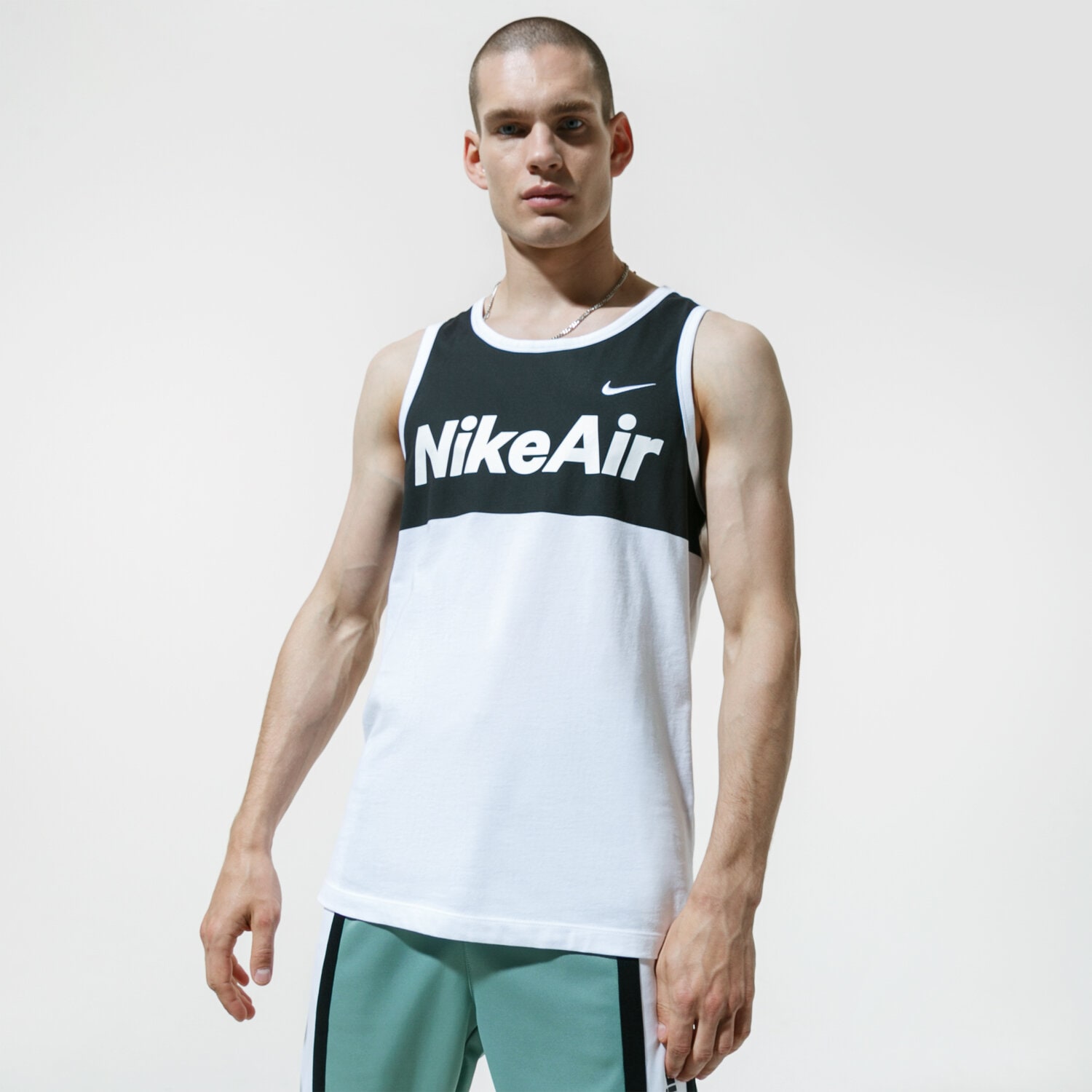 pánská košile NIKE TOP M NSW AIR TOP CQ5146-100 BÍLÁ