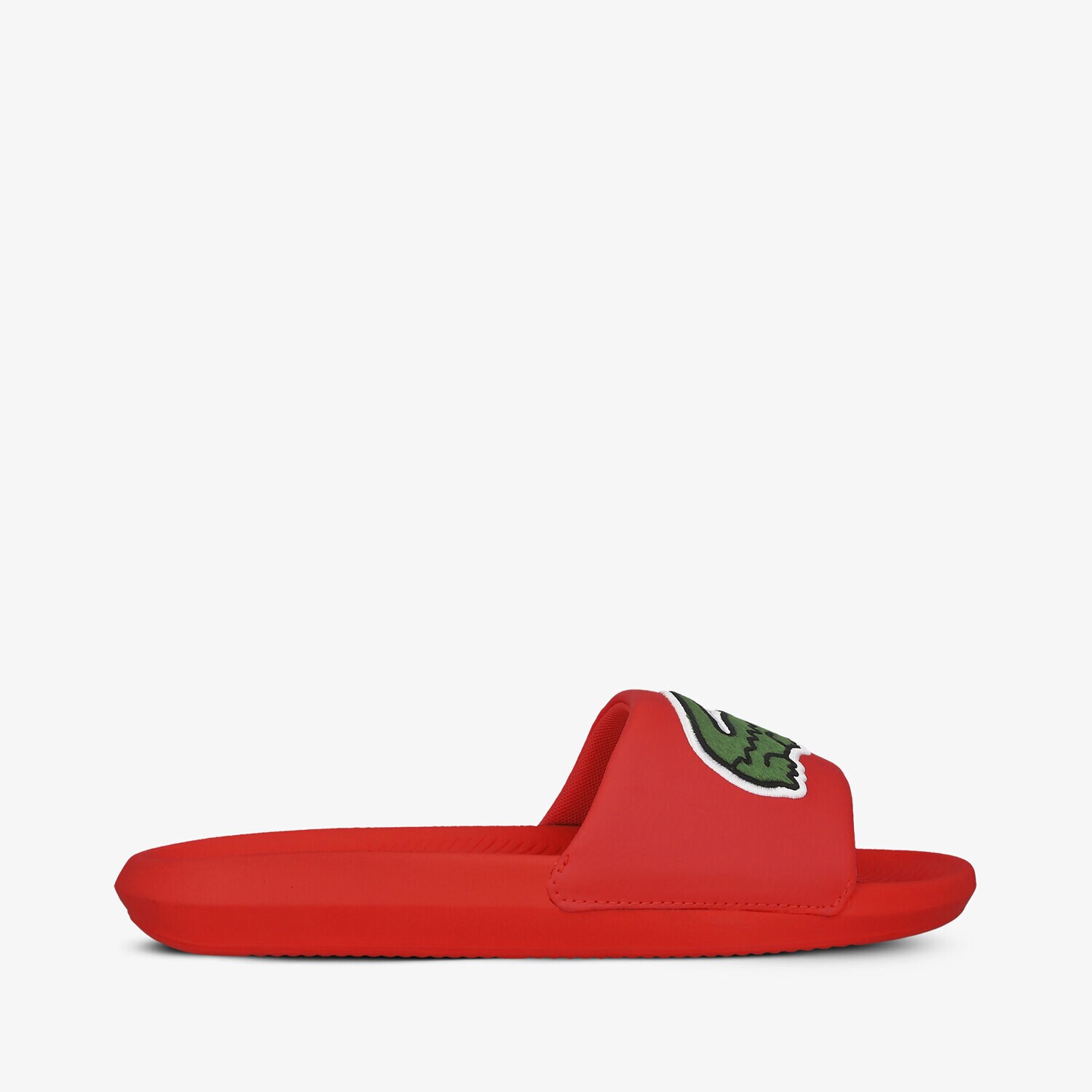 pánské pantofle LACOSTE CROCO SLIDE 120 2 US 739CMA0062ABW ČERVENÁ