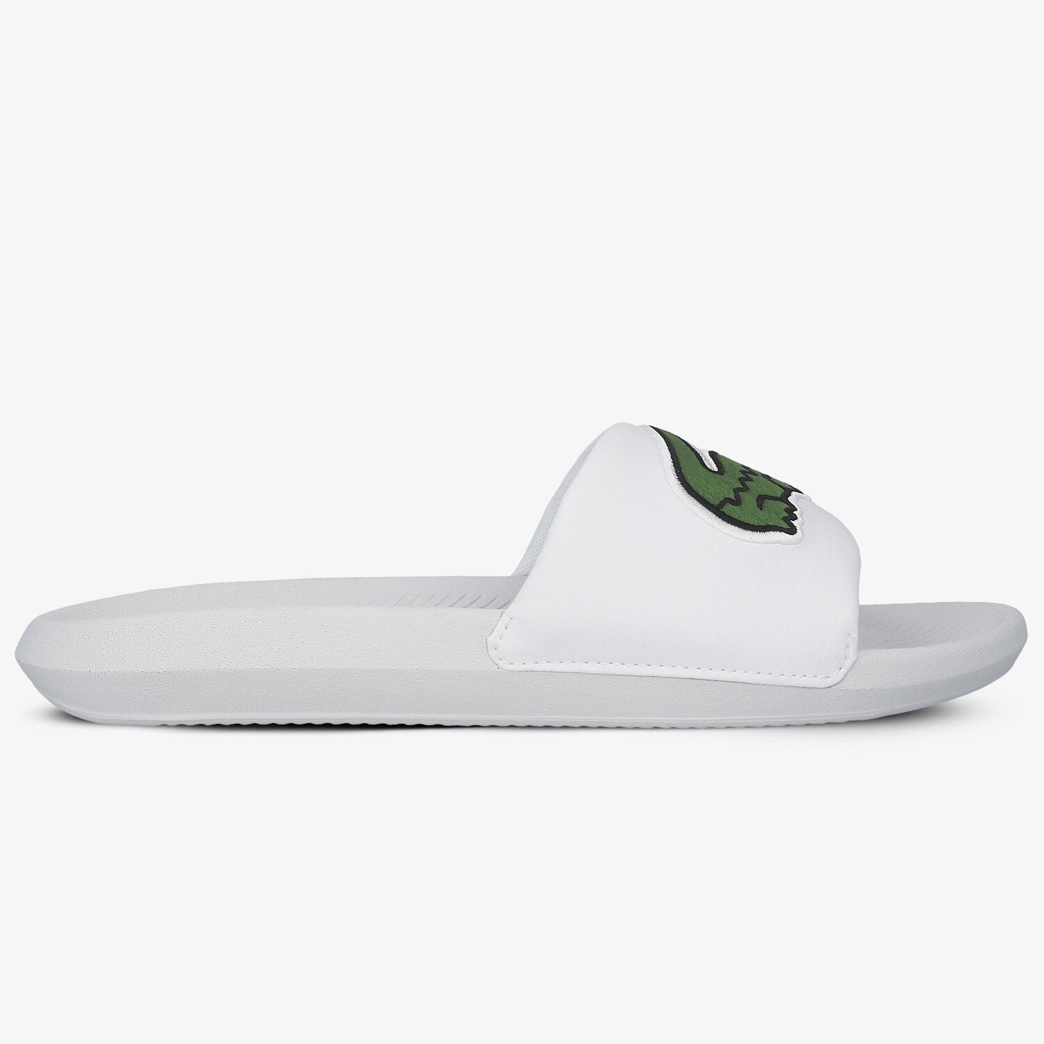 pánské pantofle LACOSTE CROCO SLIDE 319 4 US 738CMA0073082 BÍLÁ