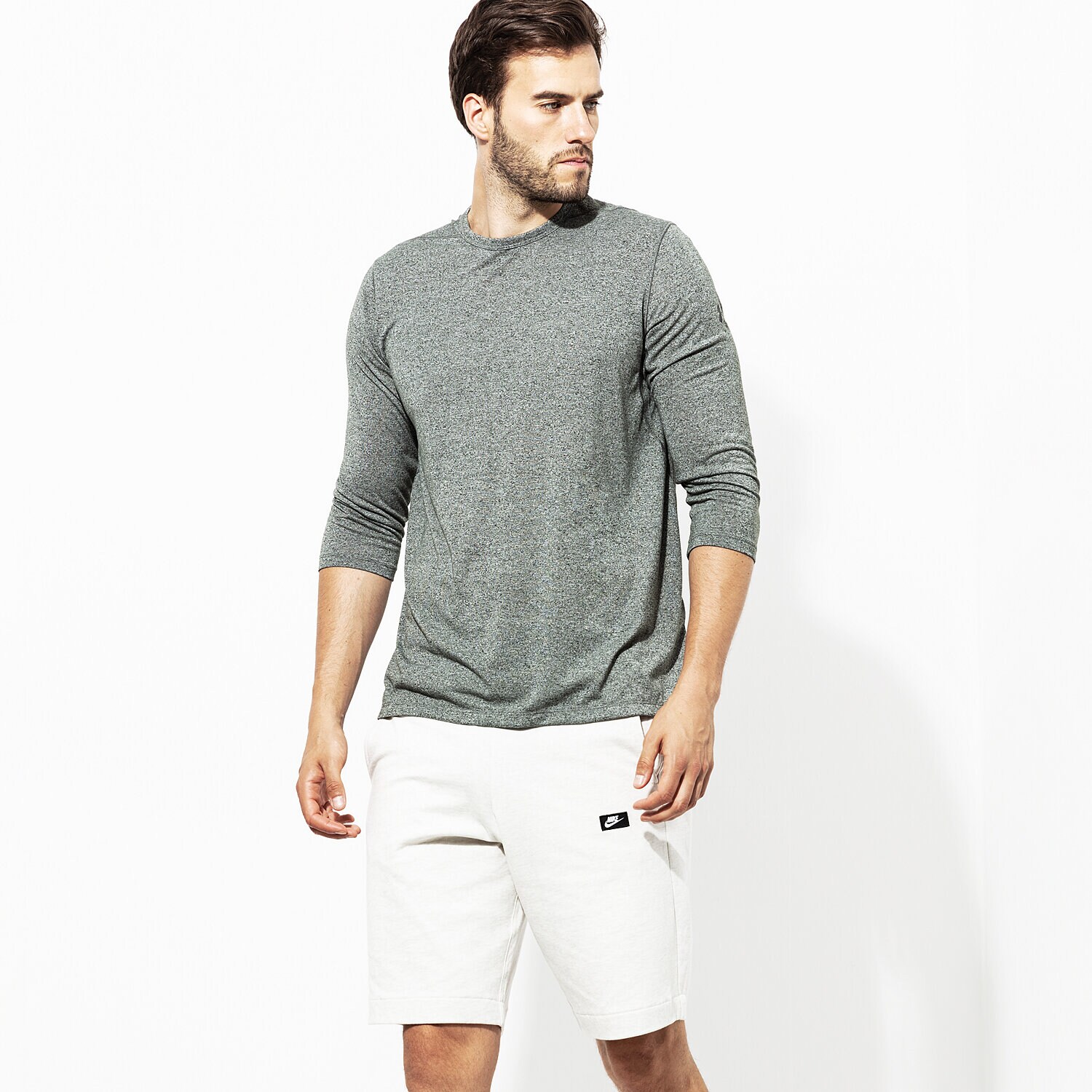 pánské tričko UNDER ARMOUR TRIČKO LS THREADBORNE UTILITY T NOV 1316202-357 ZELENÁ