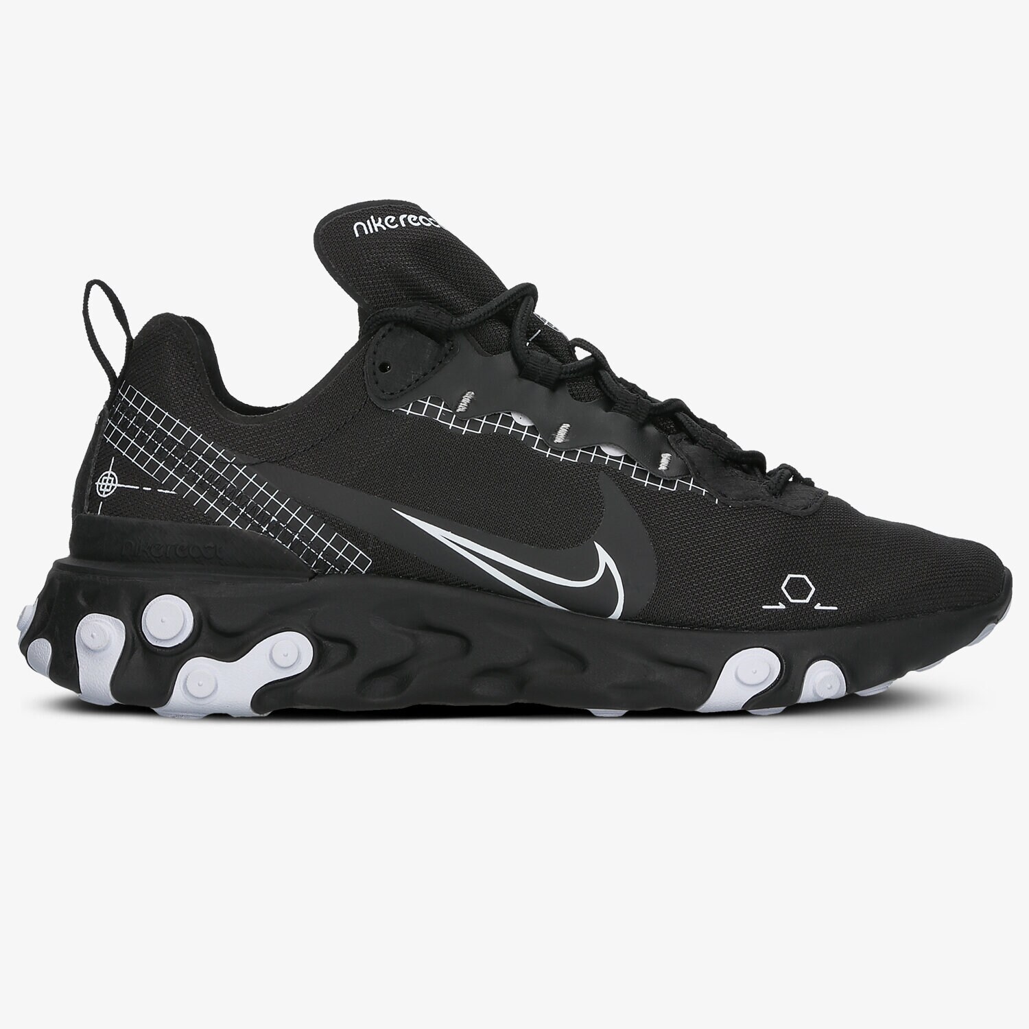 pánské tenisky NIKE REACT ELEMENT 55 CU3009-001 ČERNÁ