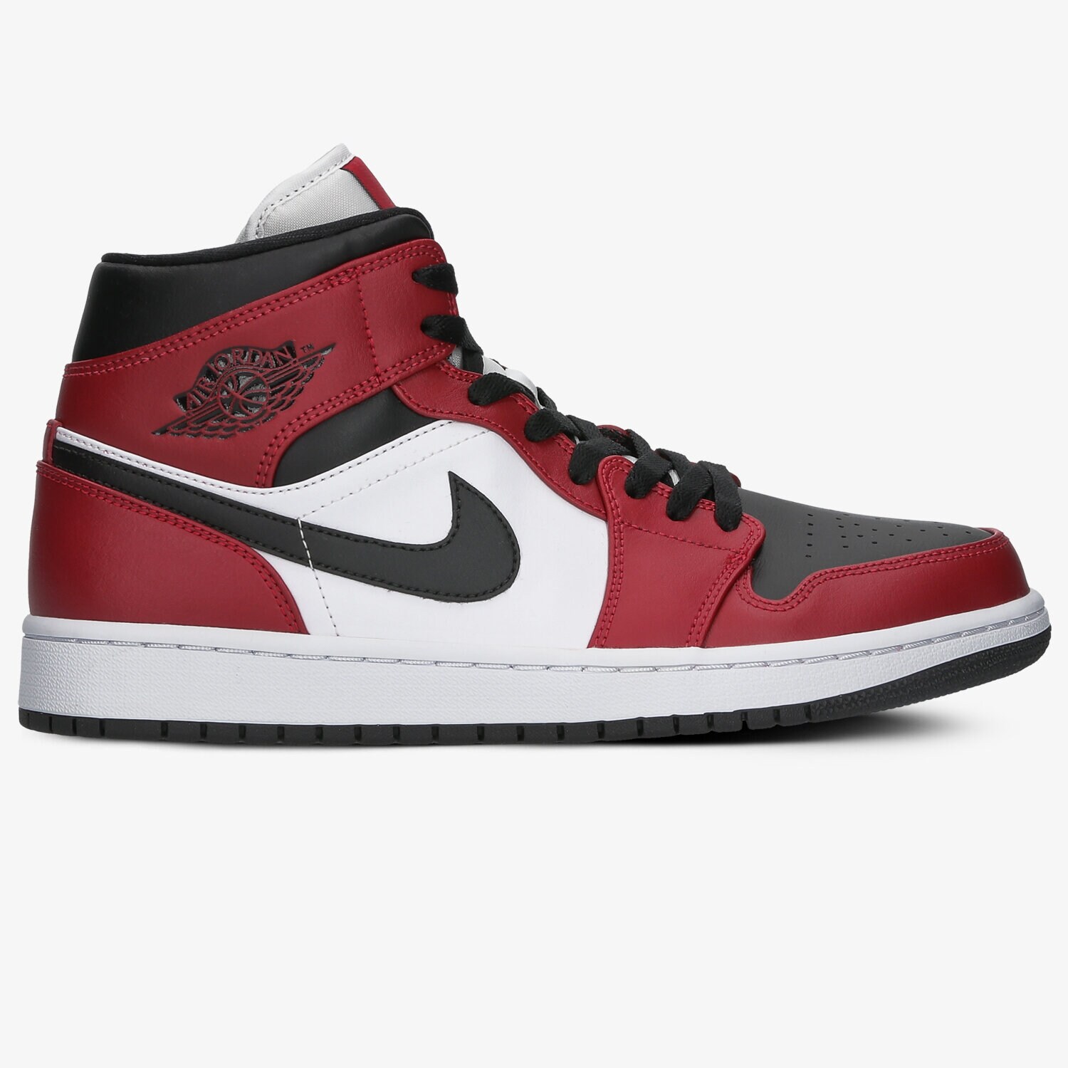 pánské tenisky AIR JORDAN 1 MID  554724-069 ČERVENÁ