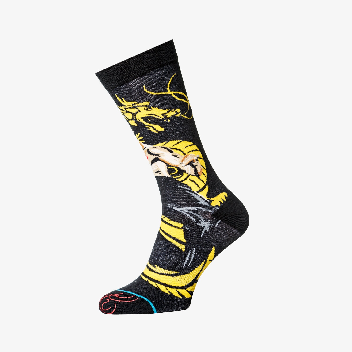 pánské ponožky STANCE PONOŽKY DRAGON M545D18FRA ČERNÁ