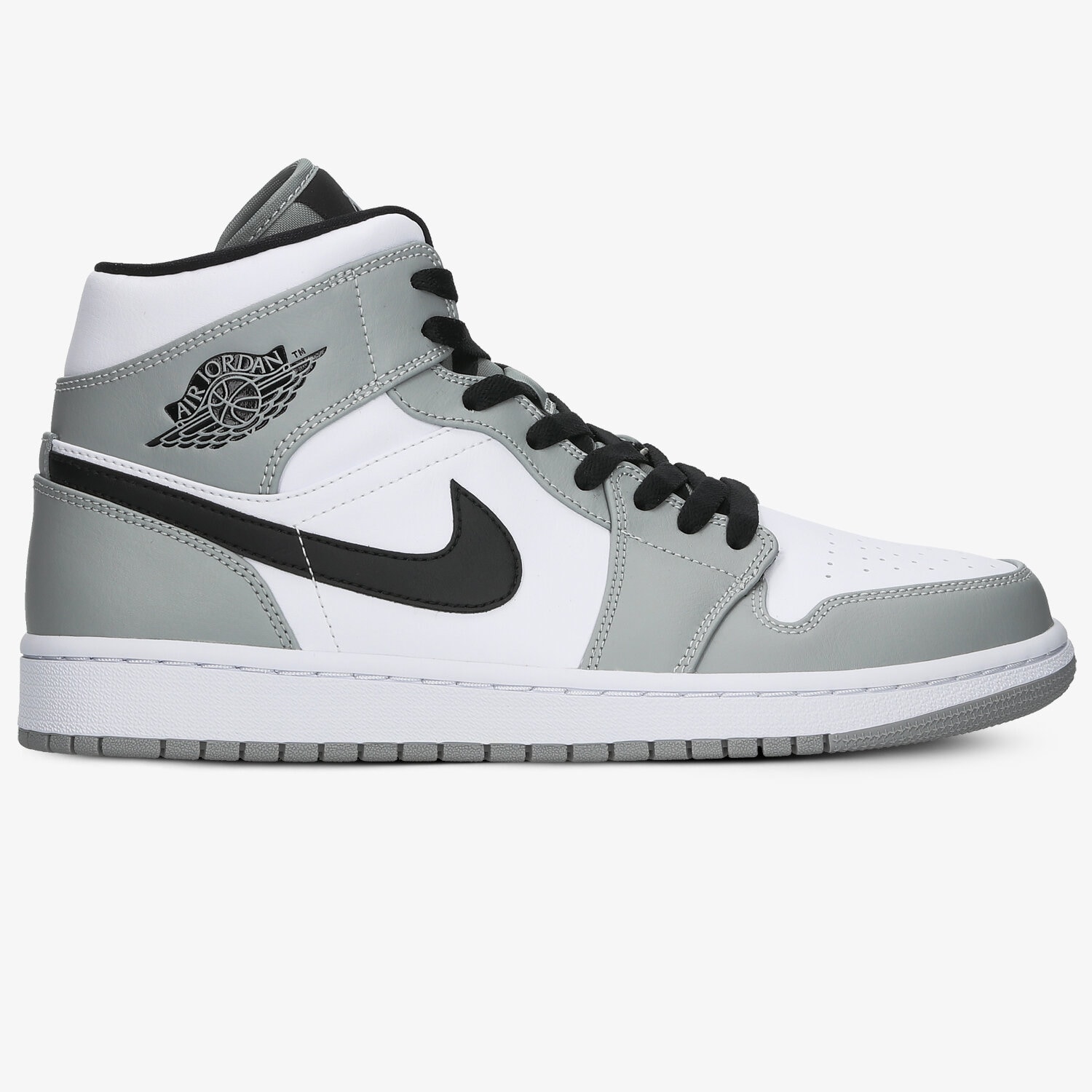pánské tenisky AIR JORDAN 1 MID 554724-092 BÍLÁ