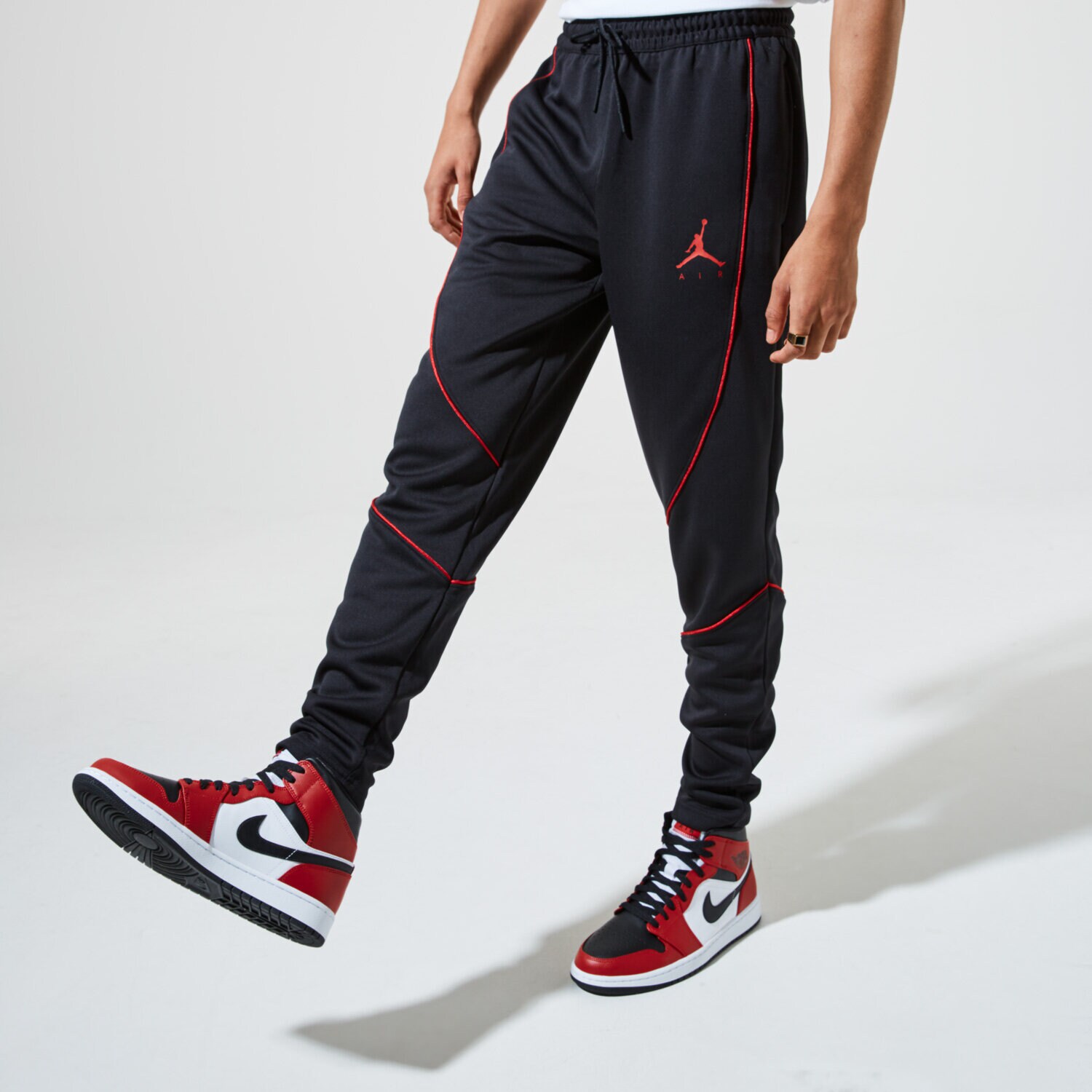 pánské kalhoty JORDAN KALHOTY  M J JUMPMAN AIR SUIT PANT CK6861-010 ČERNÁ